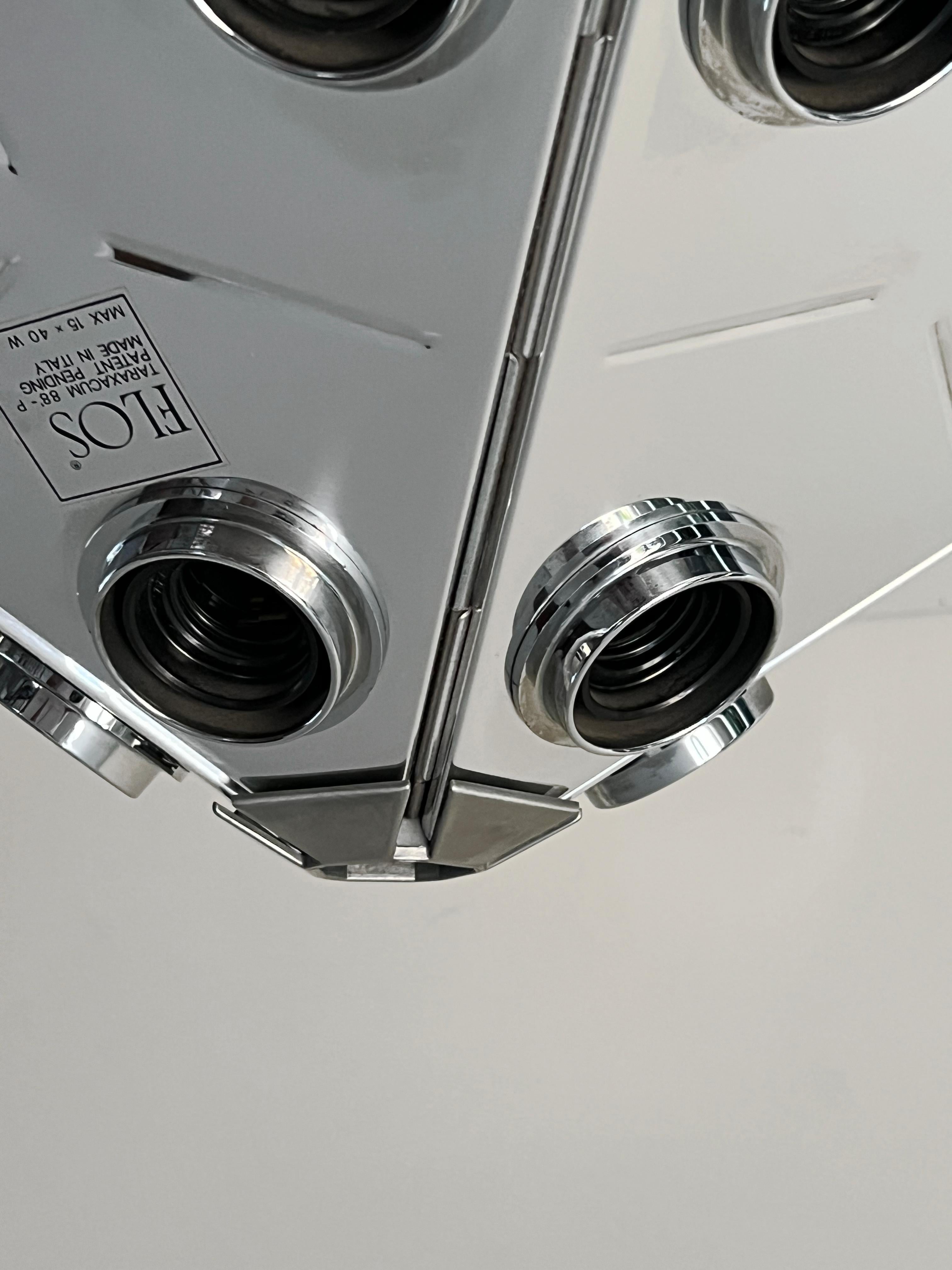 Metallo Lampada da soffitto e da parete Taraxacum 88 di Achille Castiglioni per Flos. Italia 1988