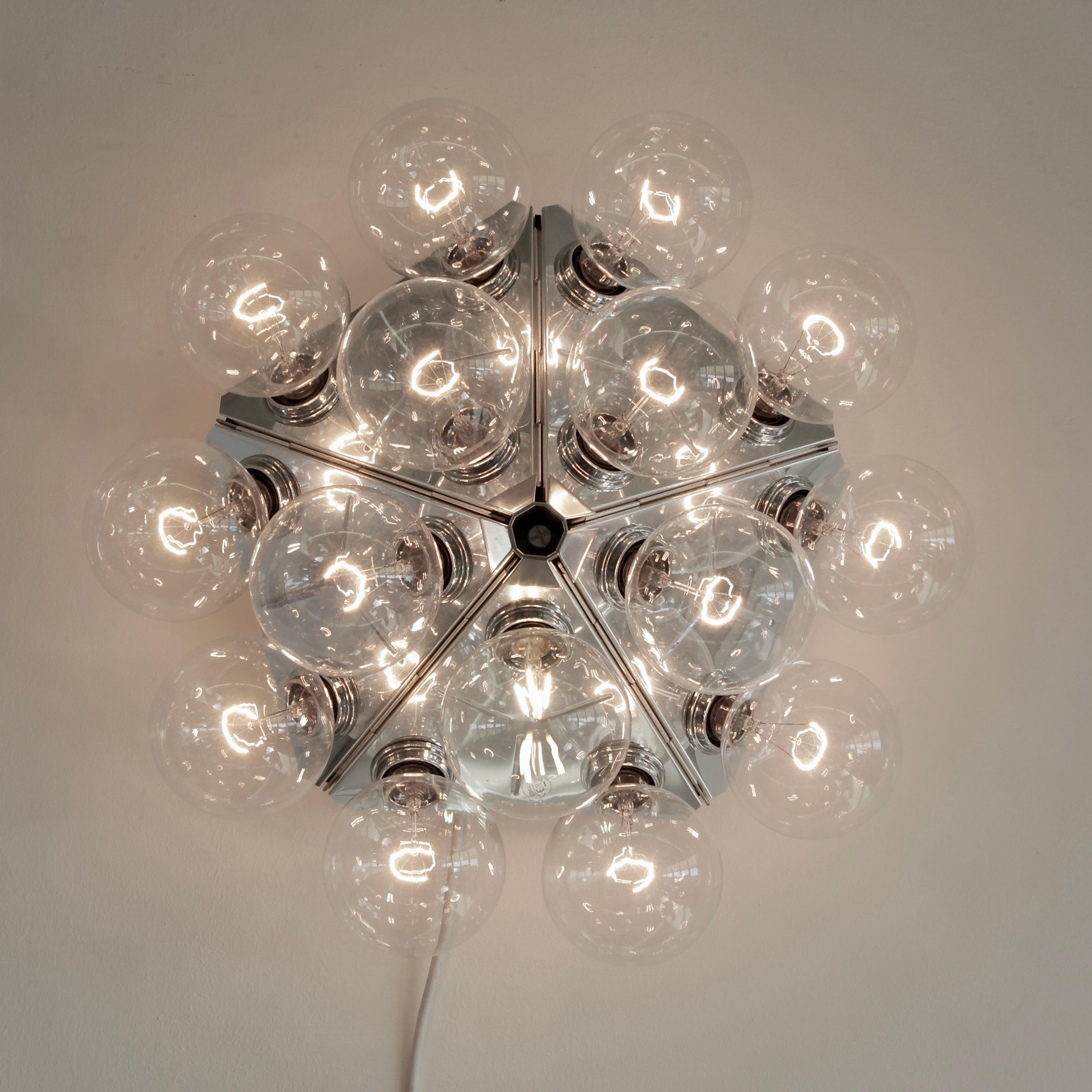 Metal TARAXACUM 88 Wall/ Ceiling Lamp by Achille CASTIGLIONI, 1988
