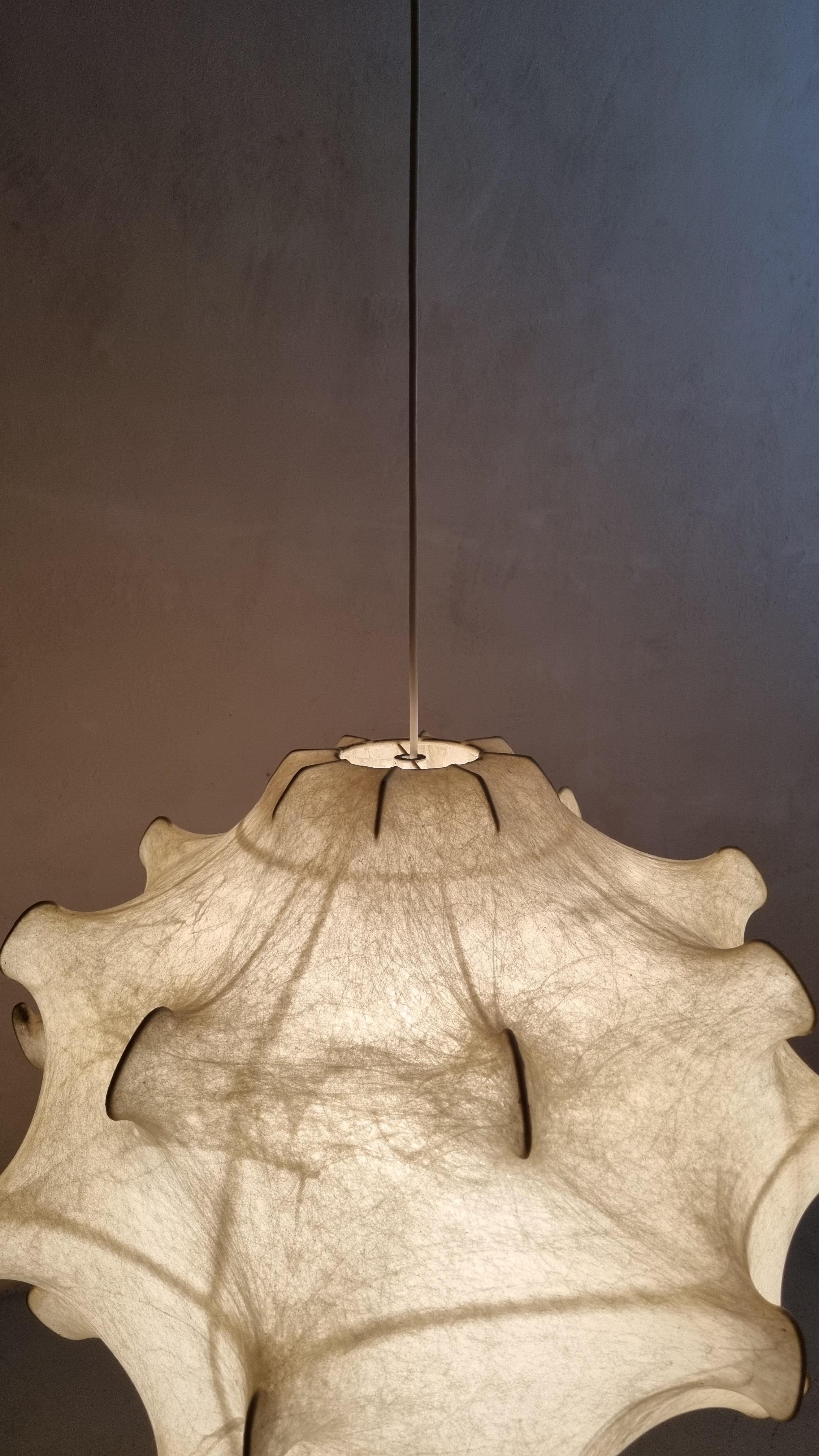 Metal Taraxacum ceiling lamp by Achille and Pier Giacomo Castiglioni for Flos, 1960