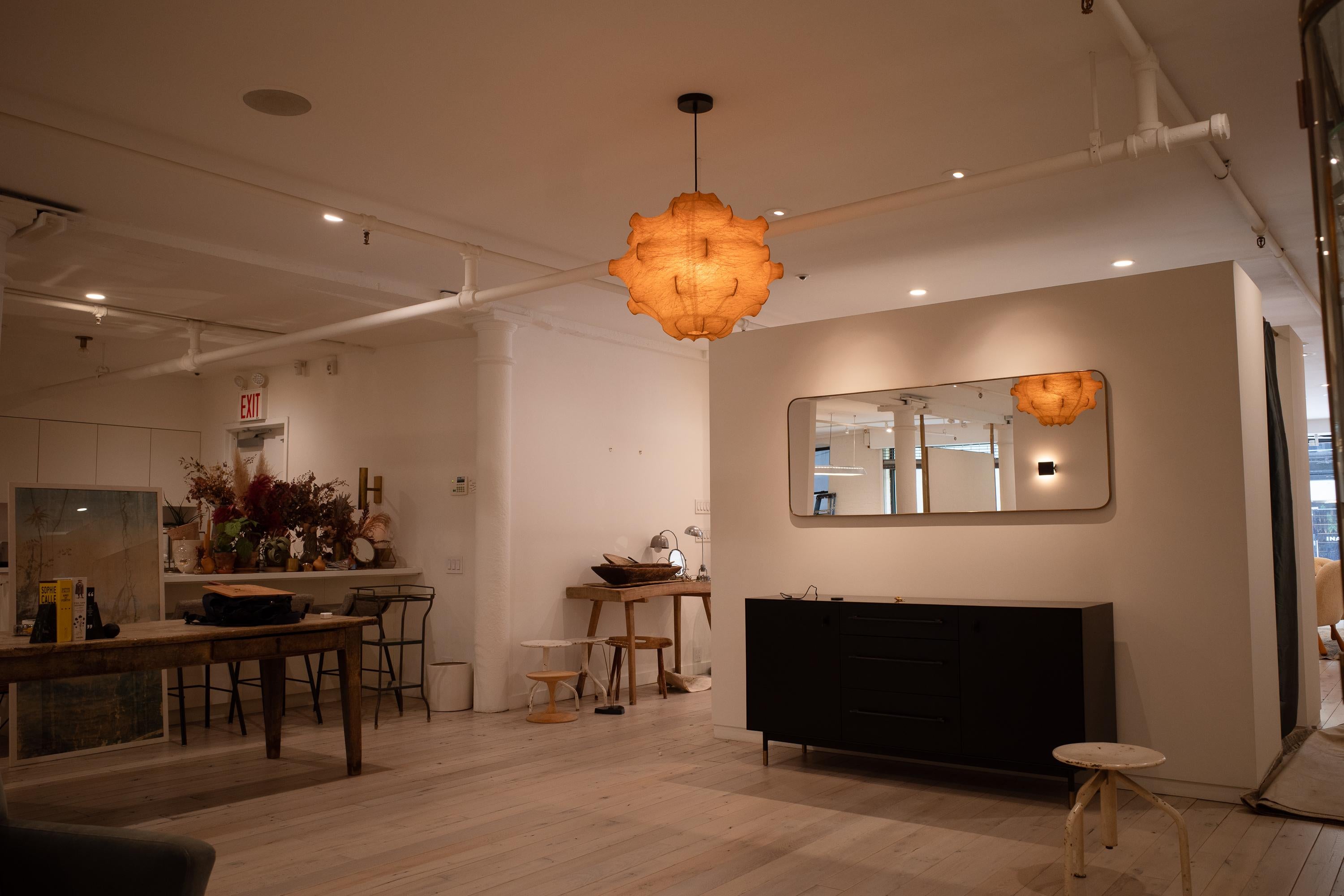 20th Century ‘Taraxacum’ Cocoon Pendant by Achille & Pier Giacomo Castiglioni for FLOS For Sale