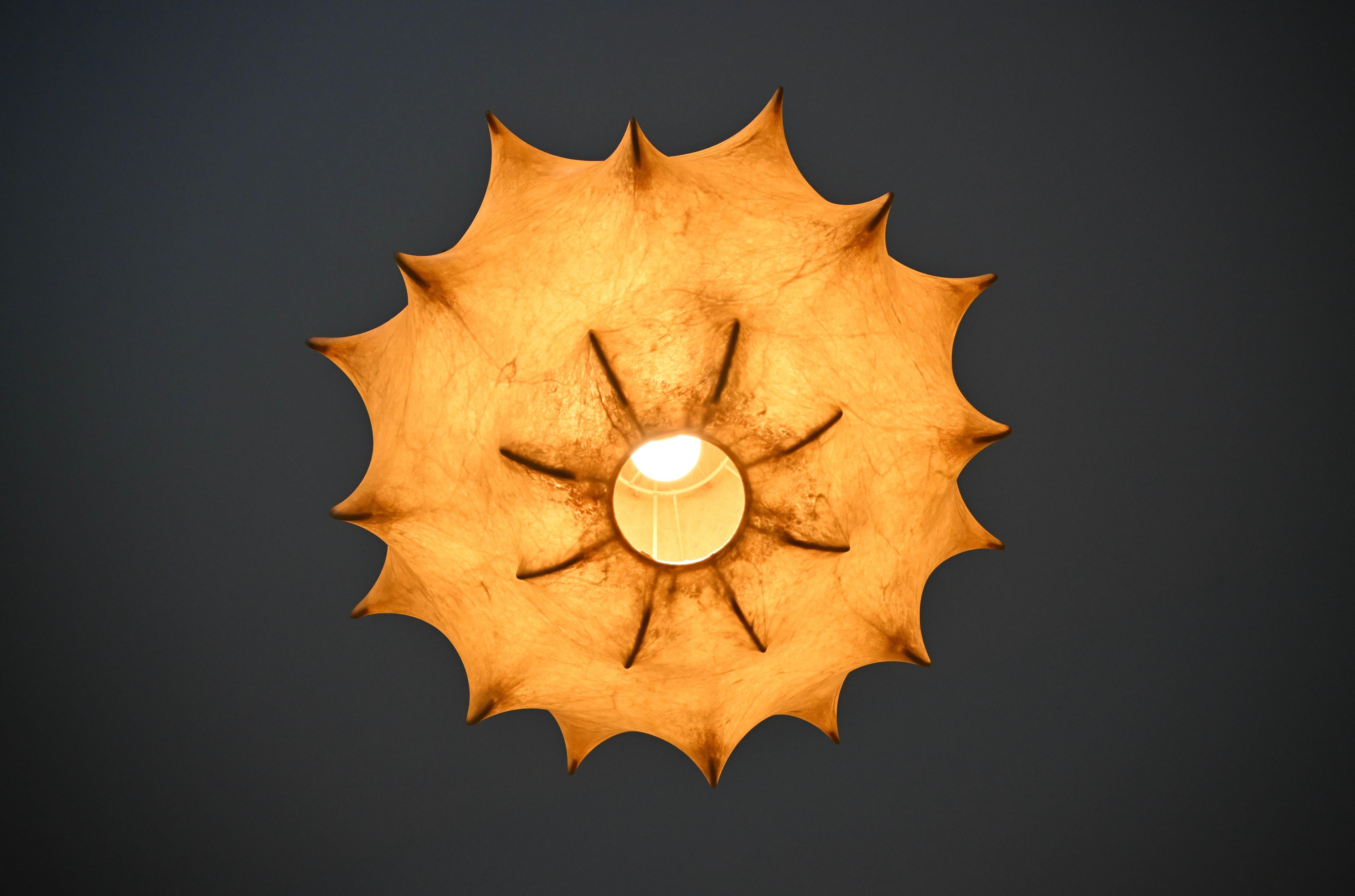 Metal Taraxacum hanging lamp by Achille & Pier Giacomo Castiglioni for Flos, 1960s