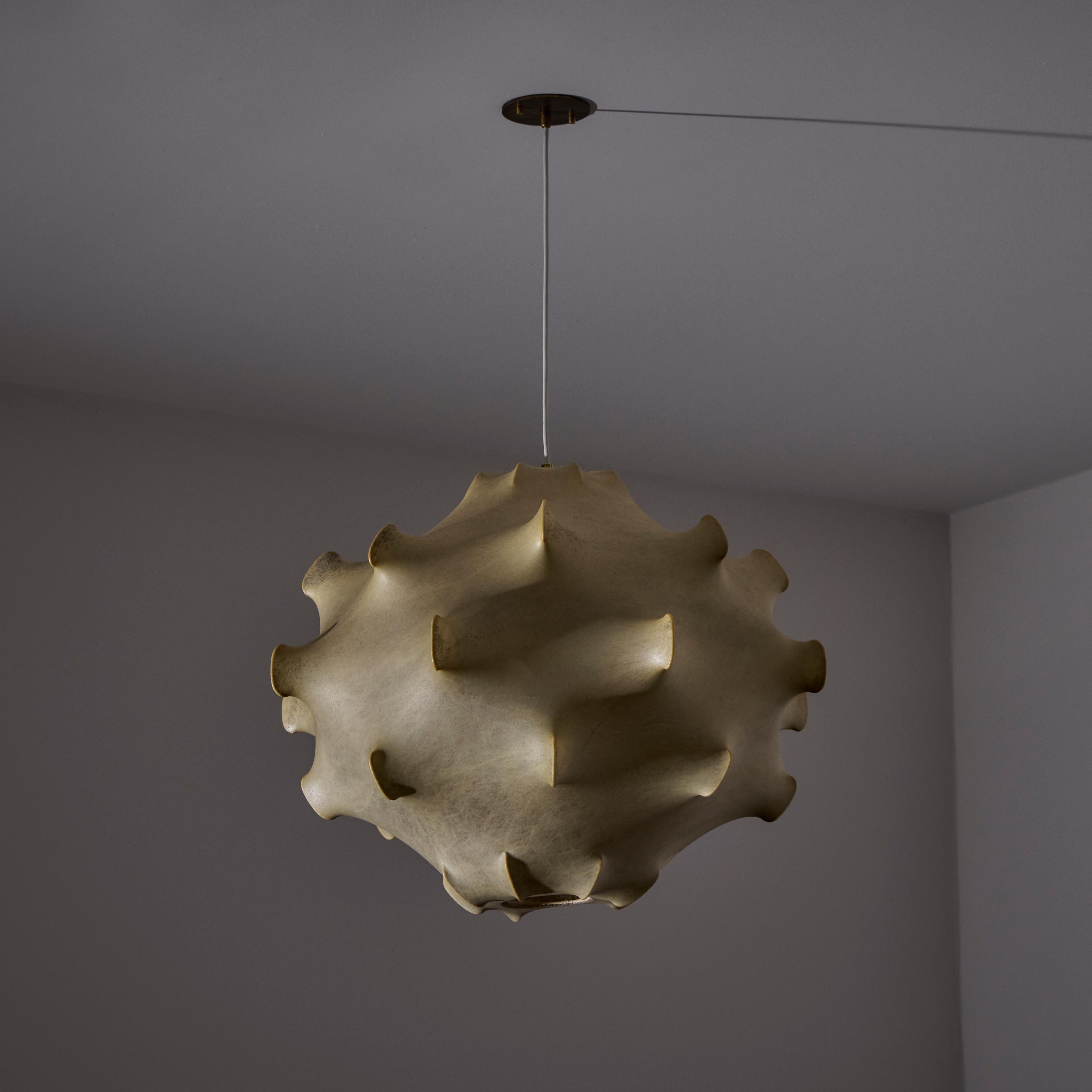 Natural Fiber 'Taraxacum' Pendant by Achille & Giacomo Castiglioni for Flos For Sale