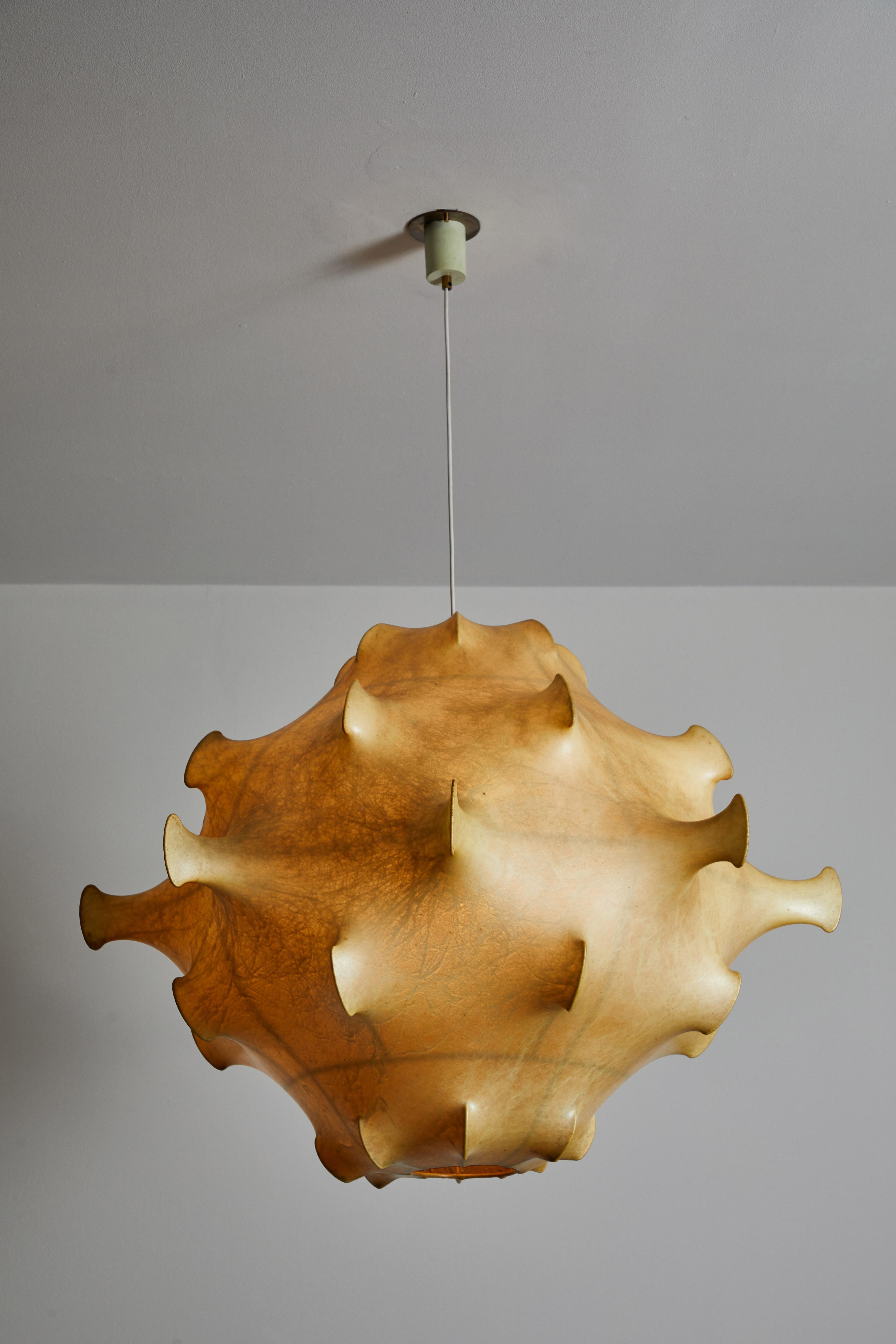 Enameled Taraxacum Suspension Light by Achille & Pier Giacomo Castiglioni for Flos