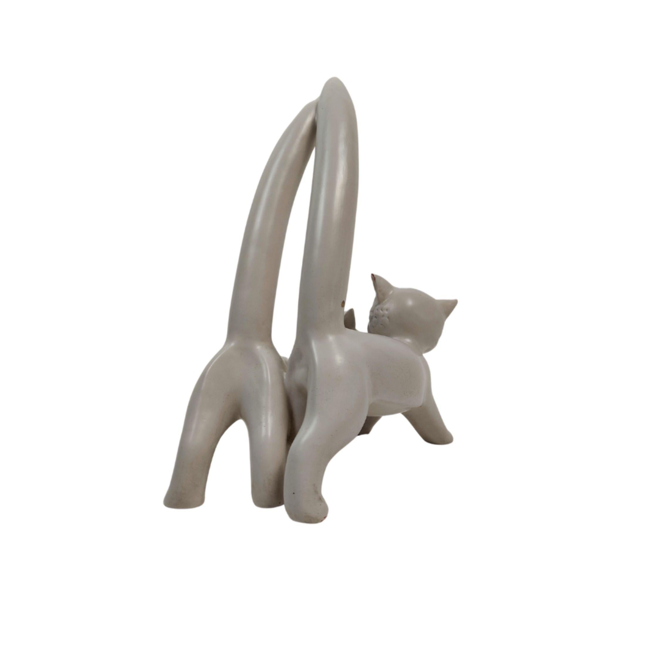 Chatons en céramique de Tarcisio Tosin, Italie, 1940 en vente 2