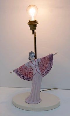 Tarcisio Tosin Mid-Century Modern Italian Ceramic Table Lamp, 1960s