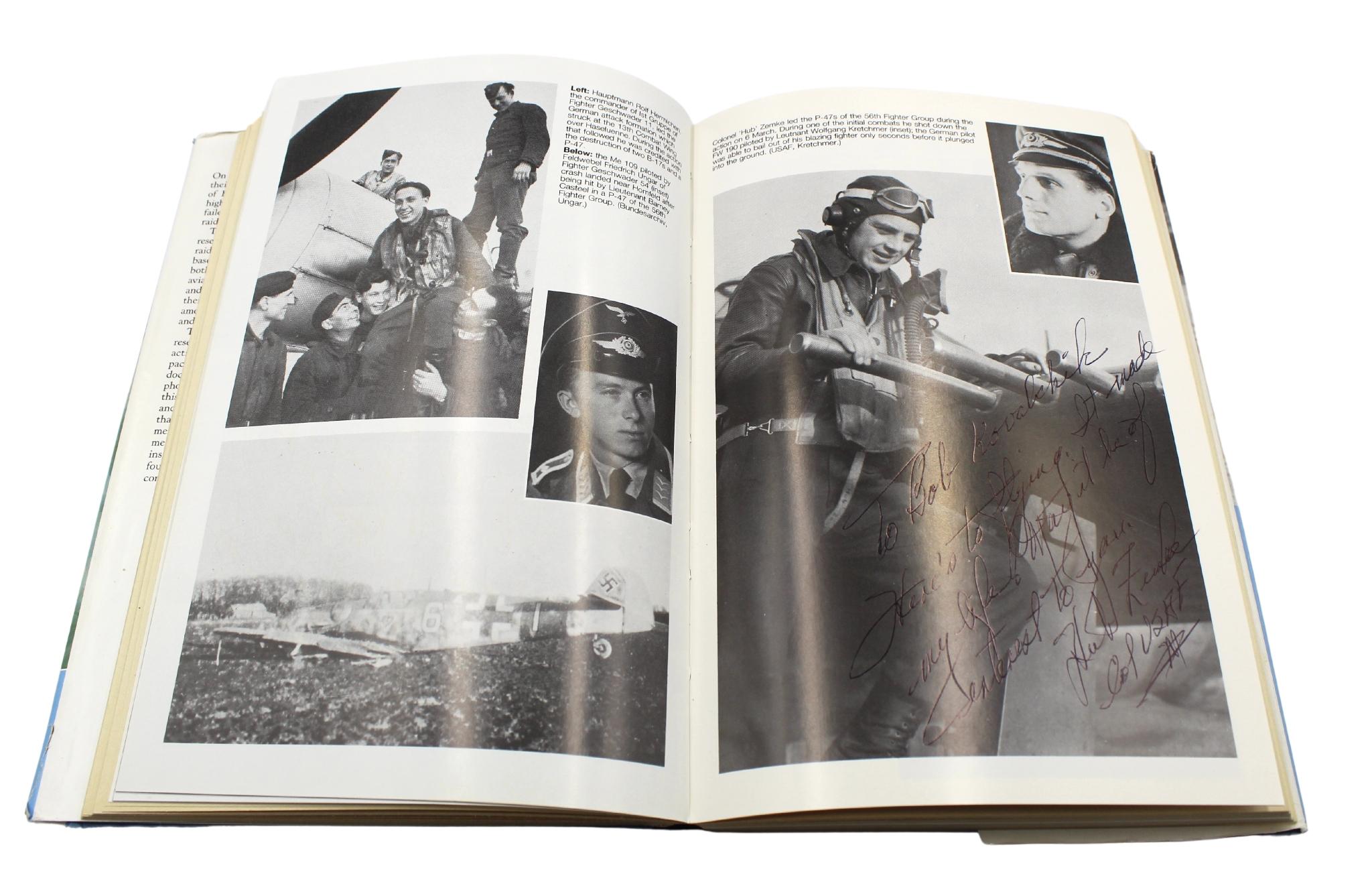 Late 20th Century Target Berlin by Jeffrey L. Ethell and Alfred Price, Signed by Author & 8 Pilots