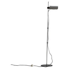 Lampada da terra Targetti Sankey con paralume in argento, anni '60