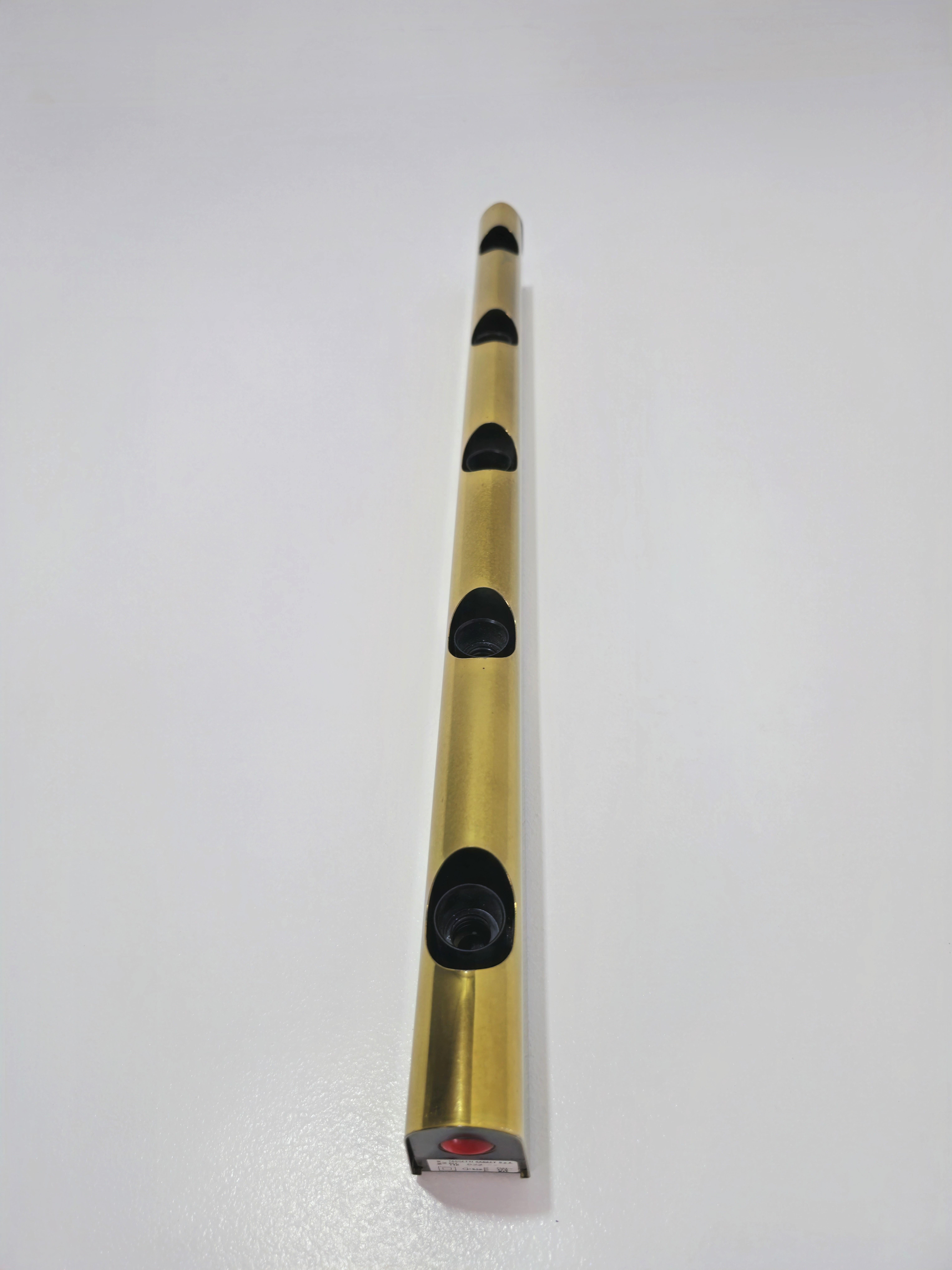 Targetti Sankey Wall Lamp Gold Aluminum Design Itali 1970s Mid-Century Modern For Sale 6
