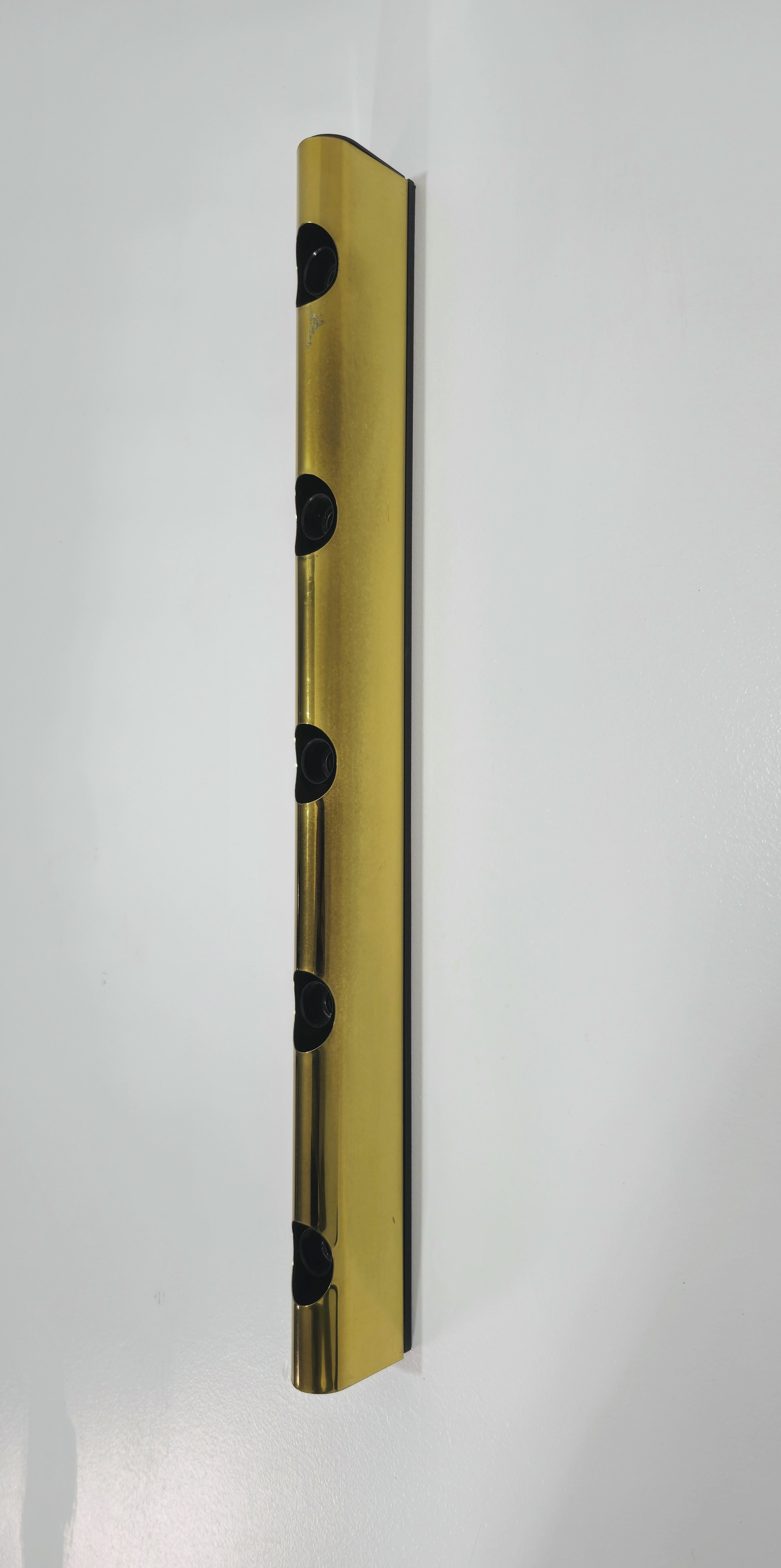 Targetti Sankey Wall Lamp Gold Aluminum Design Itali 1970s Mid-Century Modern For Sale 2