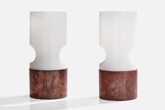 Targetti, Table Lamps, Acrylic, Italy, 1970s