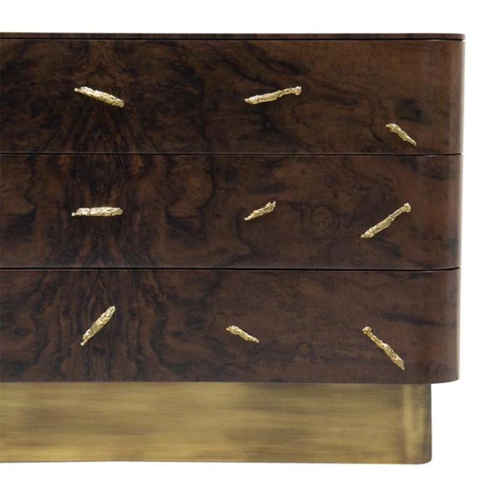 Brushed Tarius Chest of Drawers For Sale