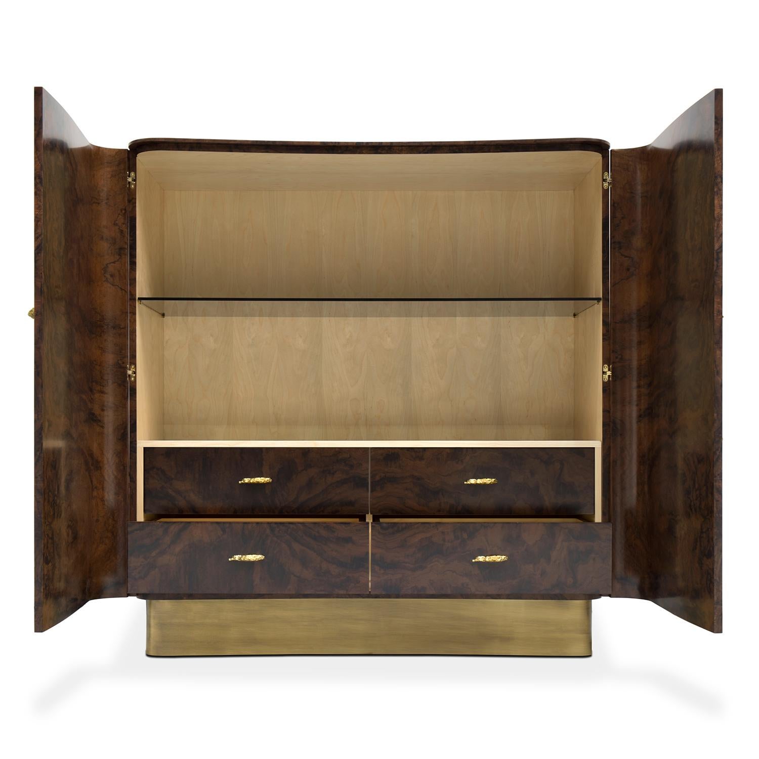 Portuguese Tarius High Cabinet Dresser For Sale
