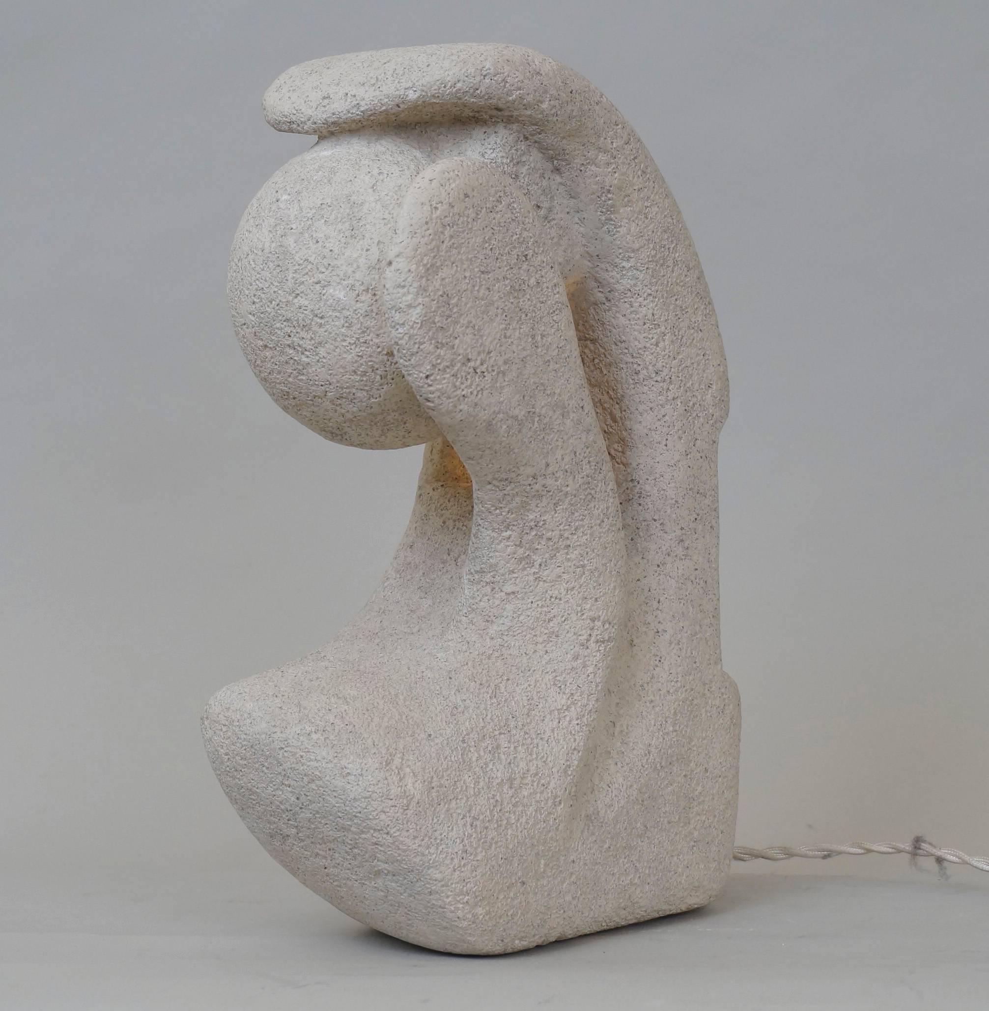 Tarnos Stone Table Lamp For Sale 1