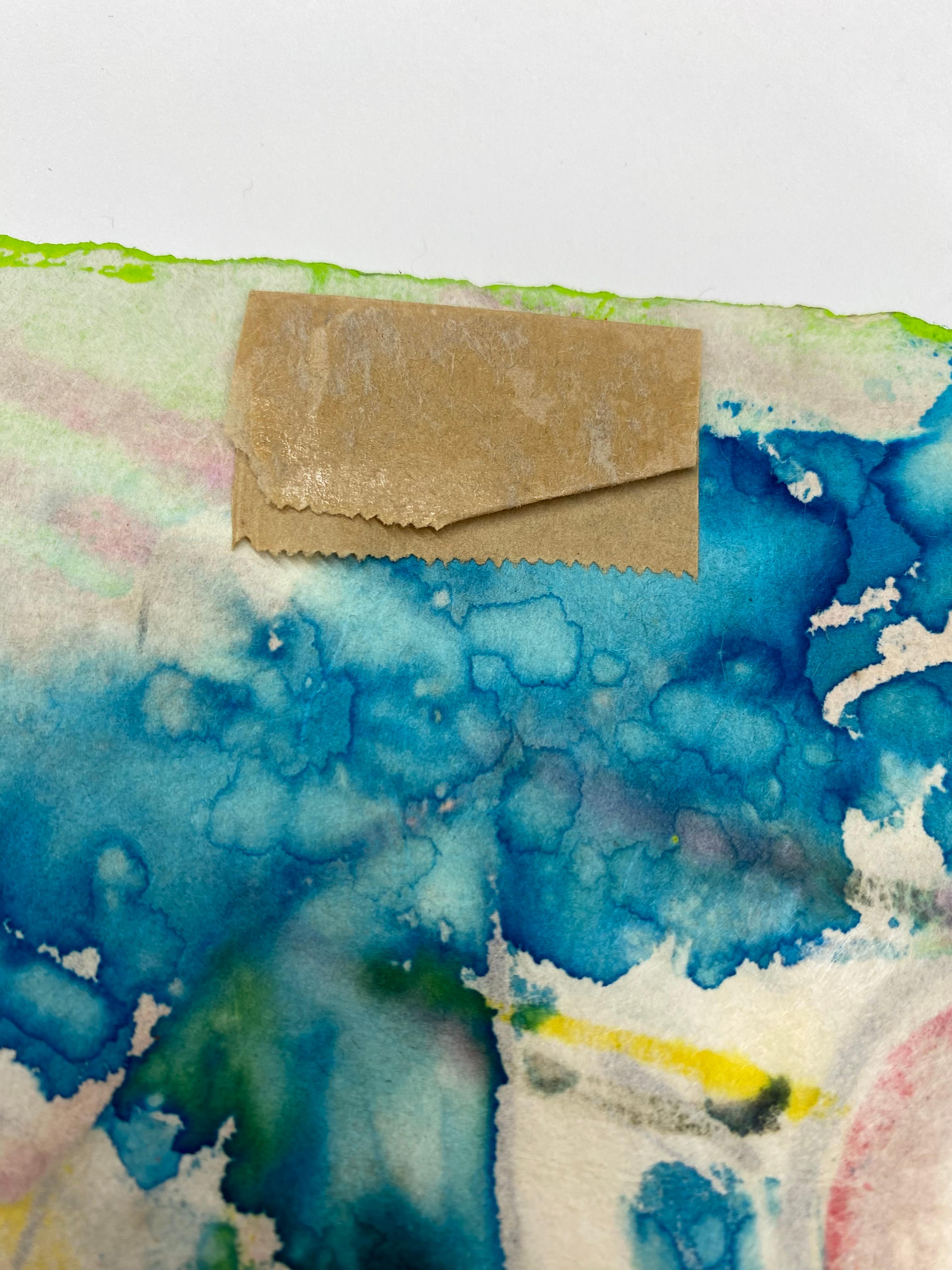 Taro Yamamoto 1953 Provincetown Gemälde in Mischtechnik 