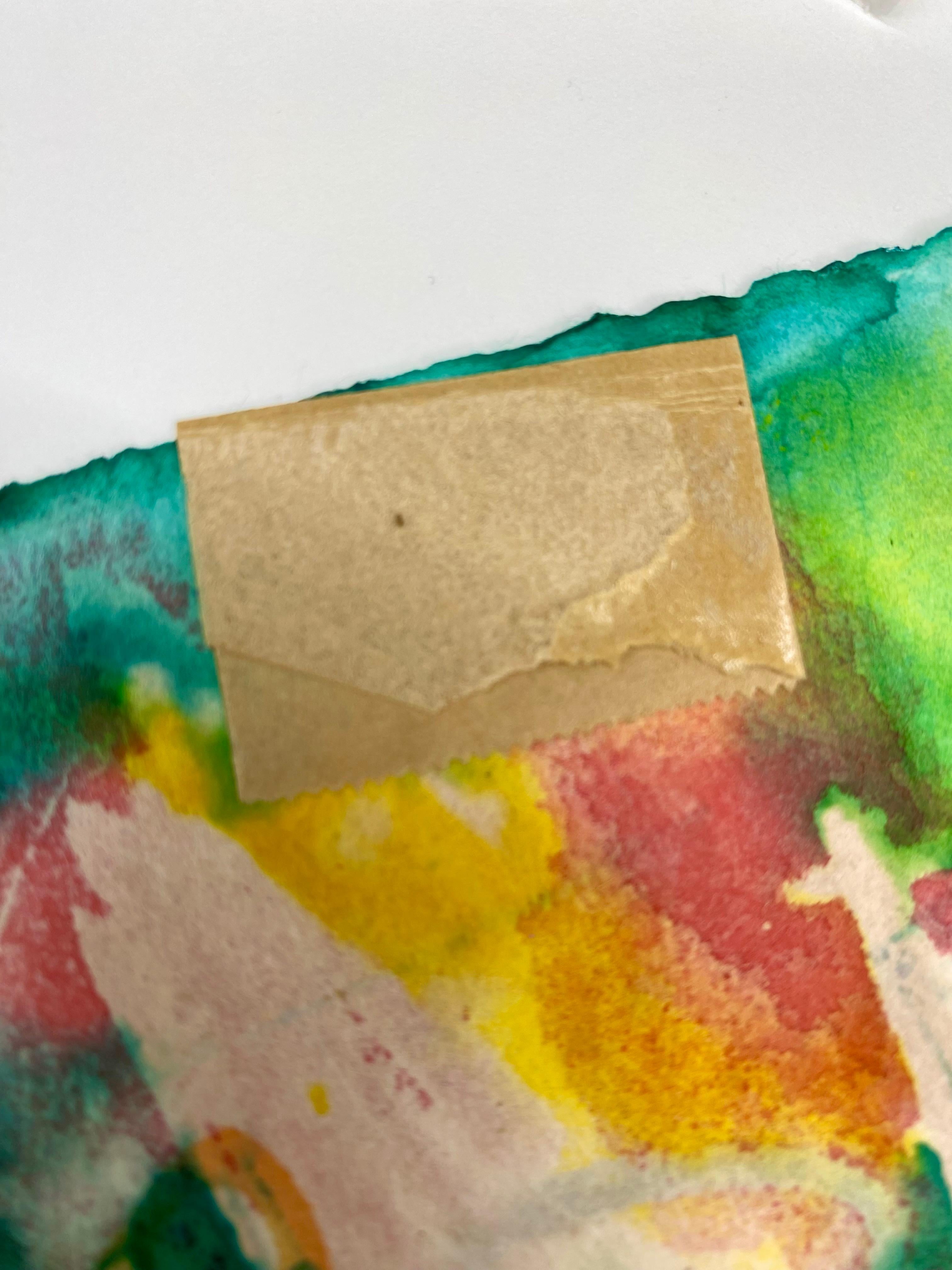 Taro Yamamoto 1953 Provincetown Gemälde in Mischtechnik 