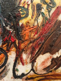 "Senza titolo" Taro Yamamoto, Scuola di New York, Composizione gestuale a impasti spessi