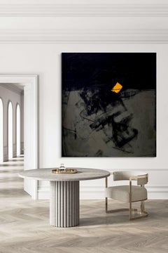 Textured contemporary large abstract oil on canvas 7.08