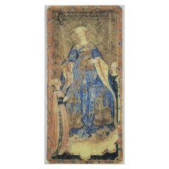 Set von 2 Tarot-Karten, The Queen of Wands, Vetrofuso