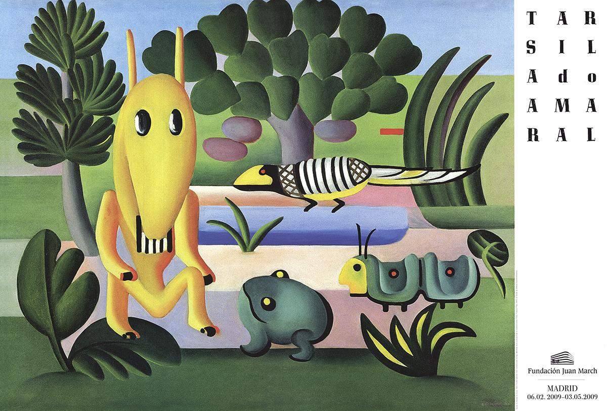 Tarsila do Amaral Animal Print - 'A Cuca' Exhibition Poster avant-garde Brazilian Modernist