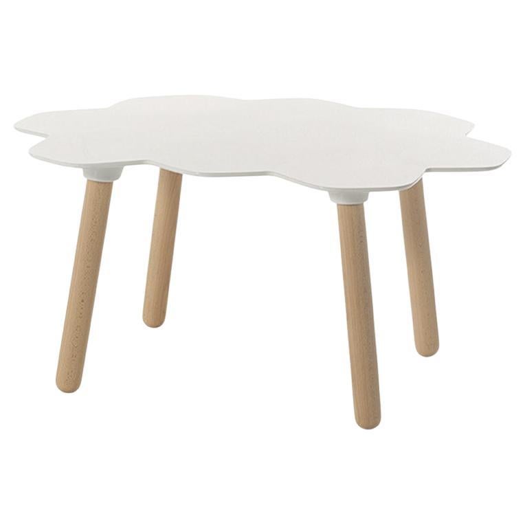 Tarta Weißer niedriger Couchtisch von Roberto Paoli im Angebot