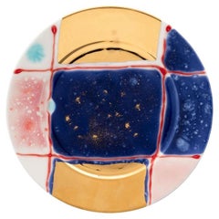 Tartan Gold Bread Rim Plate