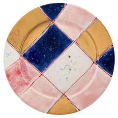 Tartan Gold Rim Charger