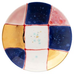 Tartan Gold Soup Coupe Plate