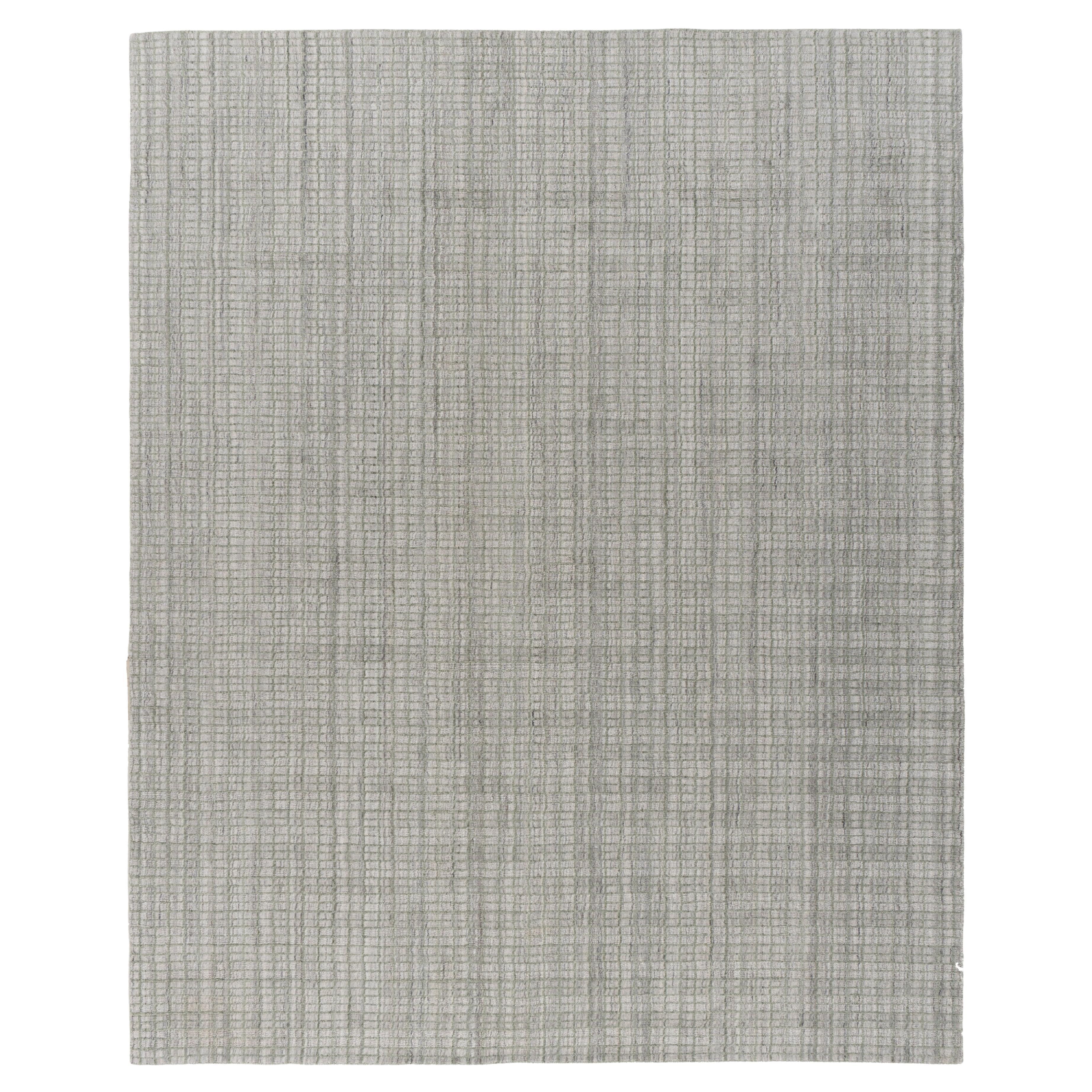 Tartan Grün Indoor Outdoor Handwebteppich, 8' x 10'