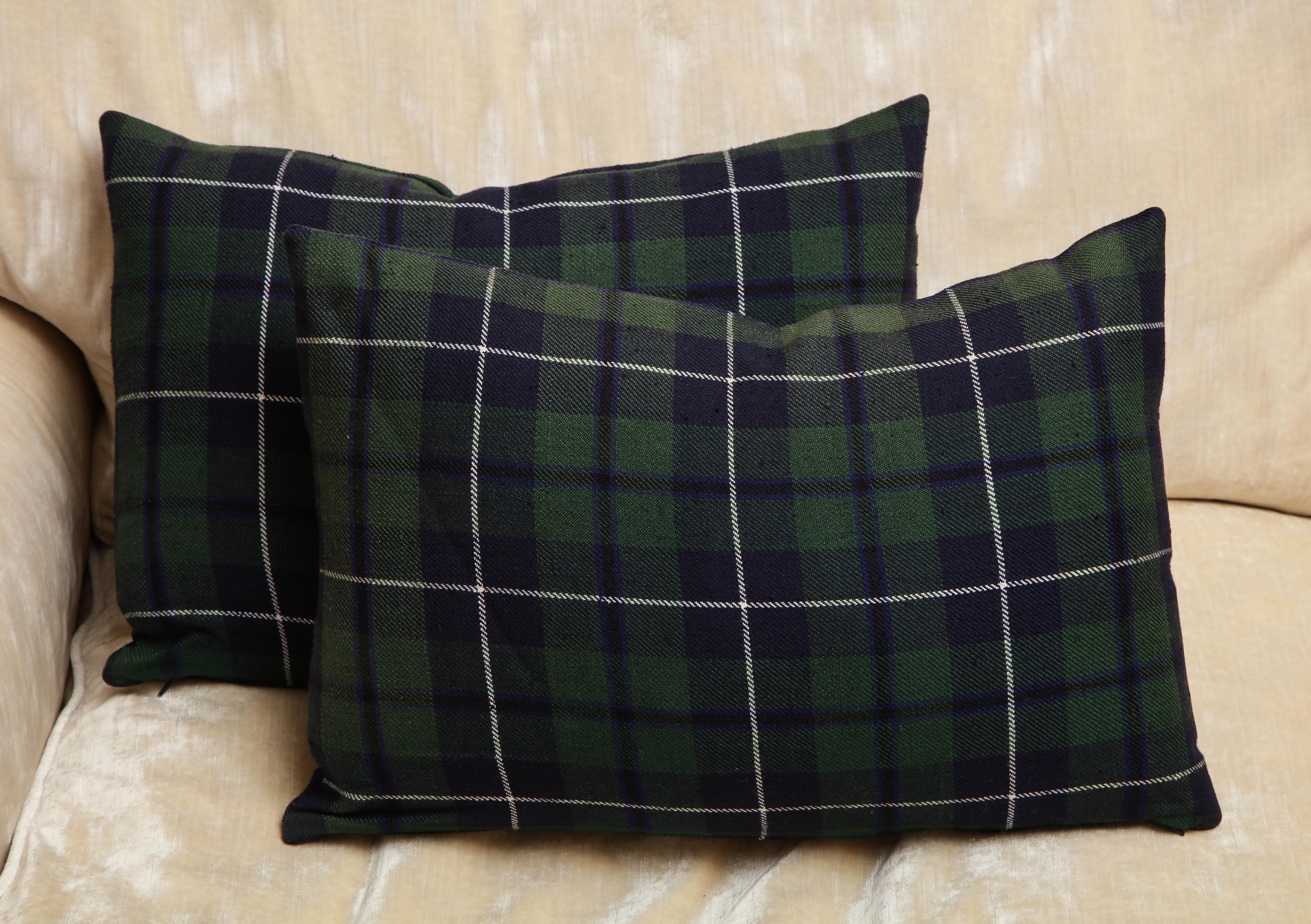 Scottish Tartan Pillows Associated to Clan Urquhart from Scotland For Sale