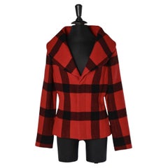 Tartan wool jacket in cashmere and wool Ralph Lauren Collection 