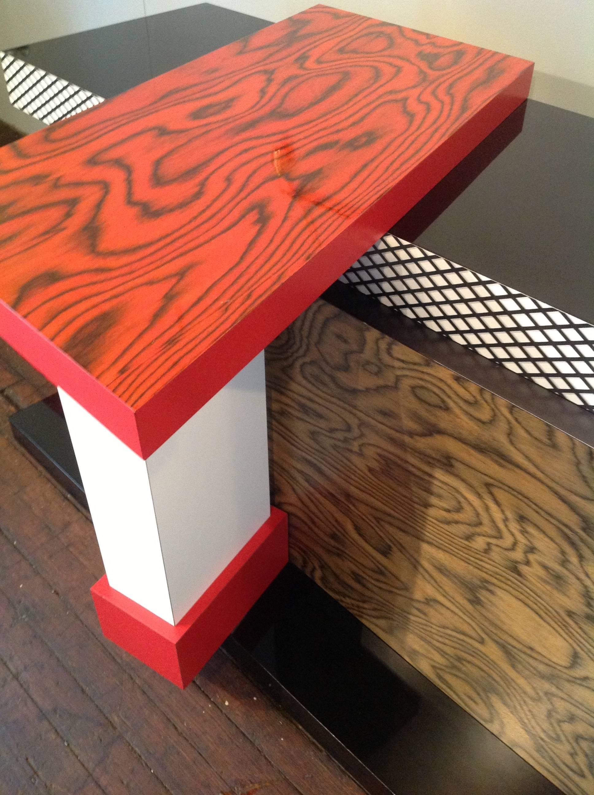 Laminate Ettore Sottsass Tartar Sideboard for Memphis Srl For Sale