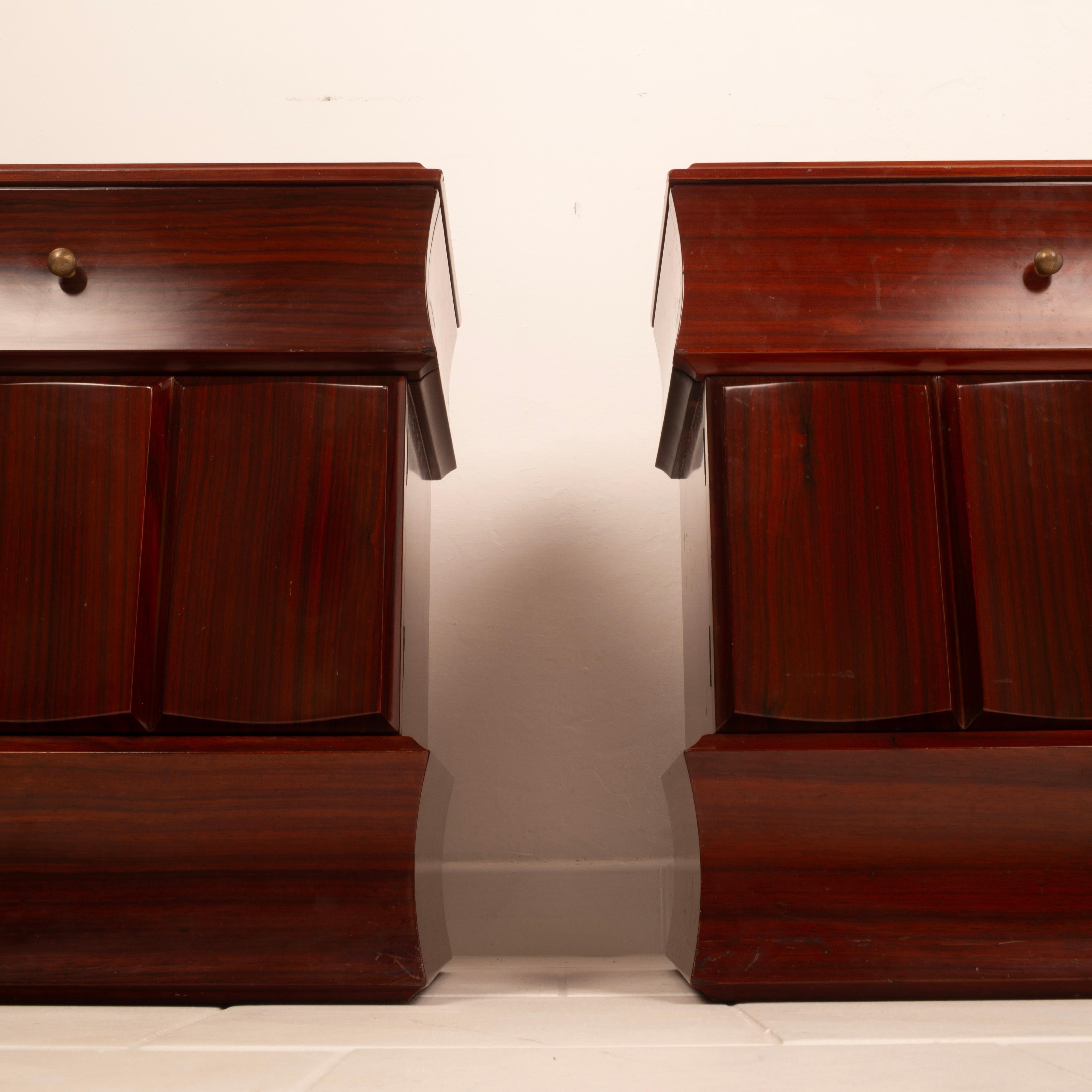 Tartaro Tables de nuit Sculpture 99 par Luciano Frigerio pour Frigerio di Desio en vente 3
