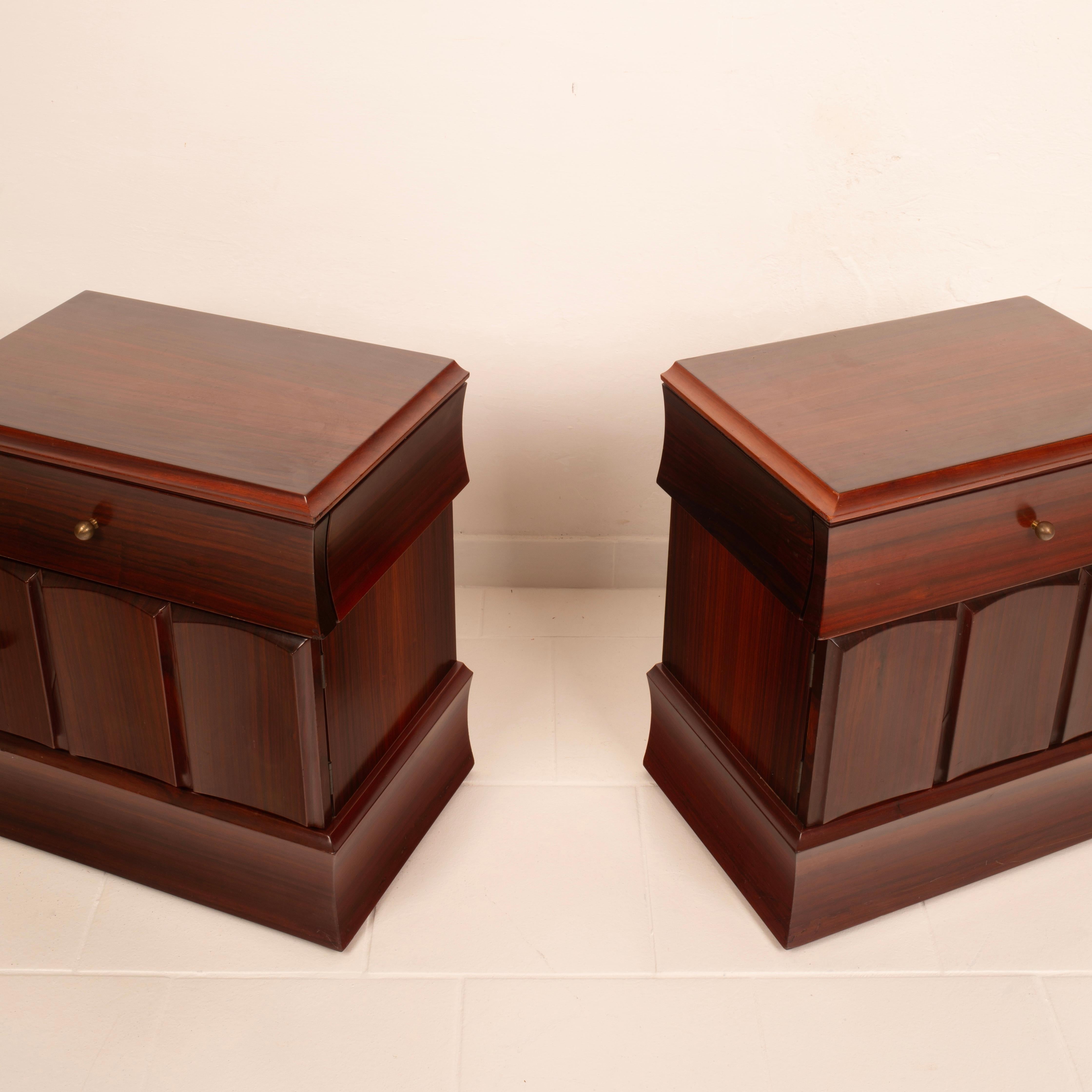 Tartaro Tables de nuit Sculpture 99 par Luciano Frigerio pour Frigerio di Desio en vente 4
