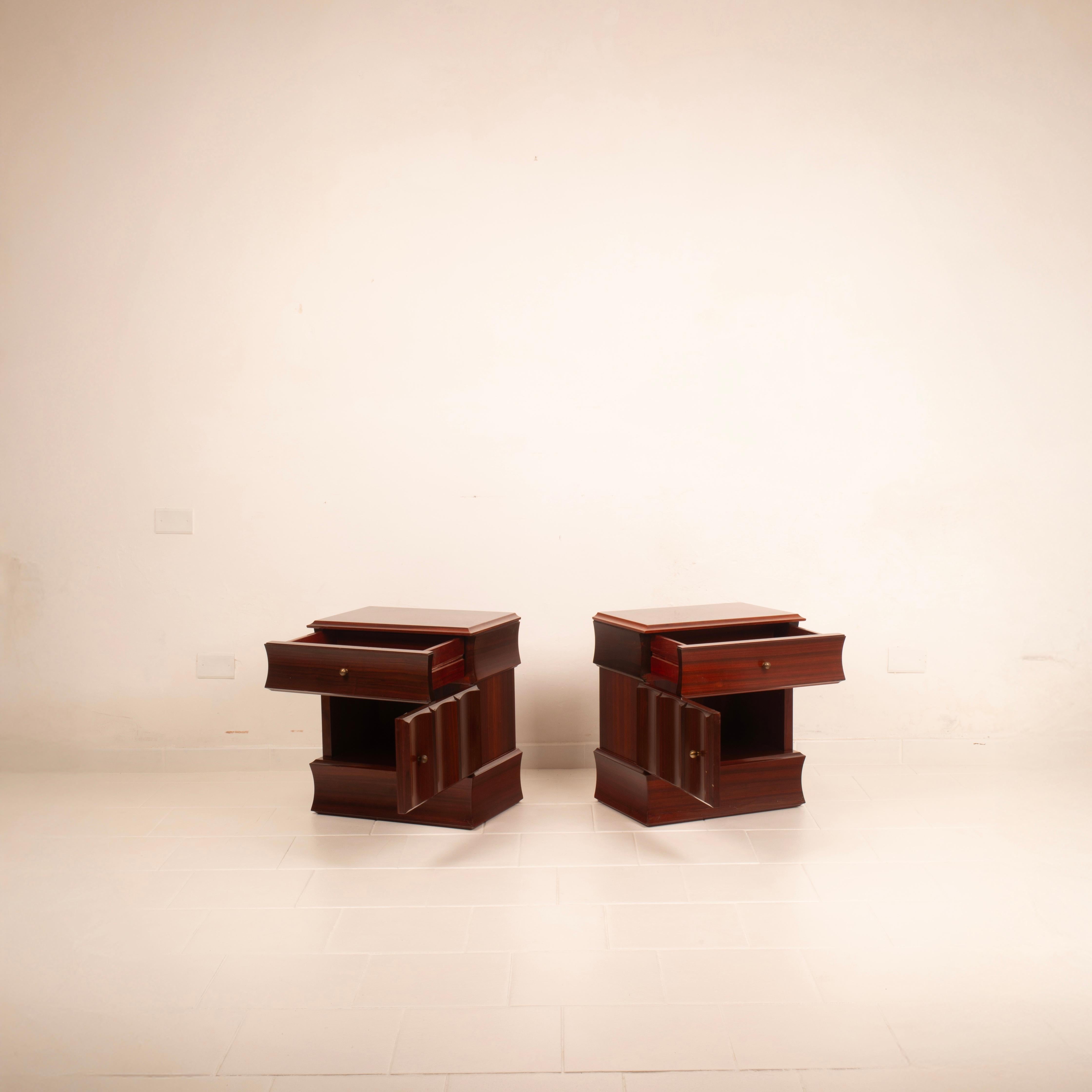 Tartaro Tables de nuit Sculpture 99 par Luciano Frigerio pour Frigerio di Desio en vente 11