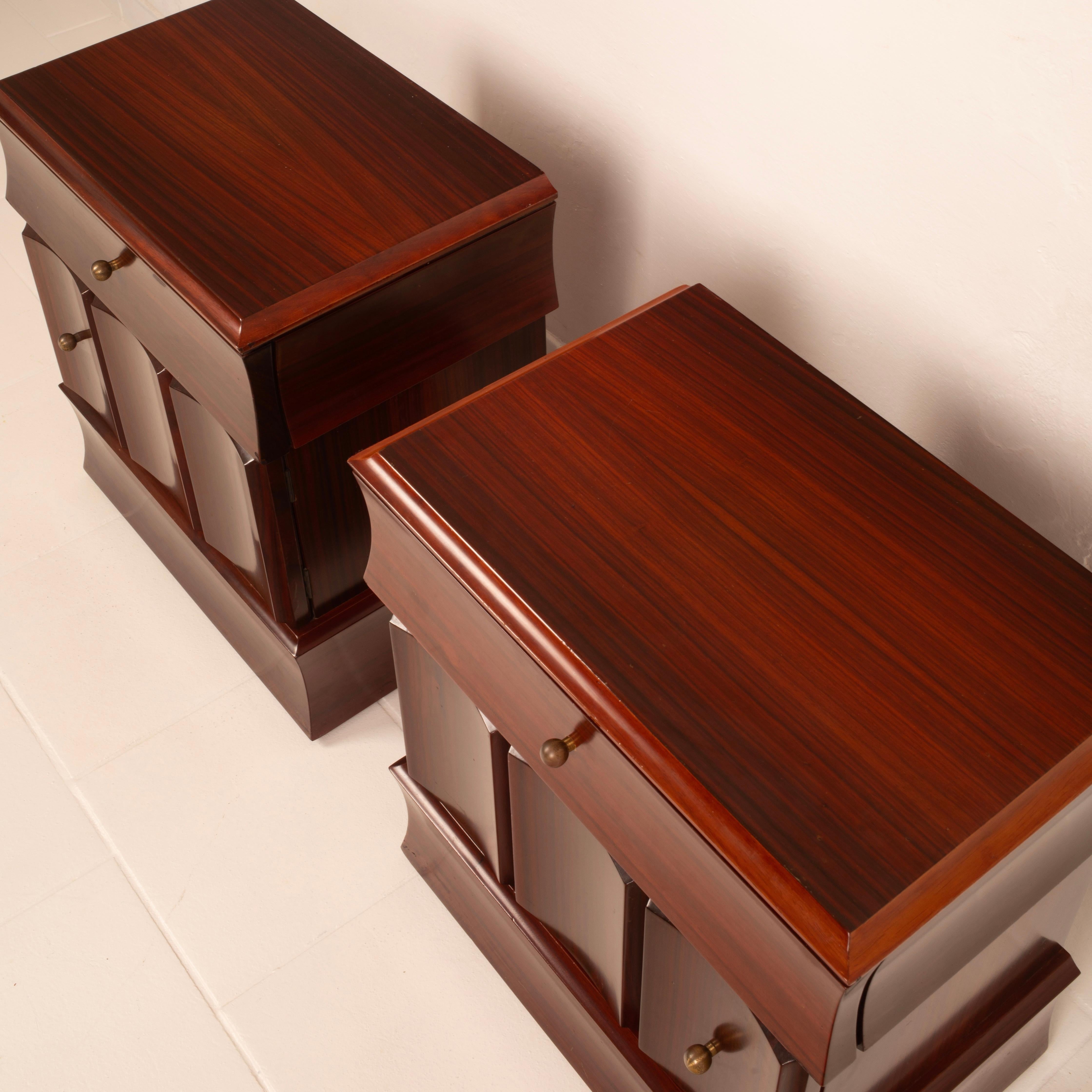 Tartaro Tables de nuit Sculpture 99 par Luciano Frigerio pour Frigerio di Desio en vente 1