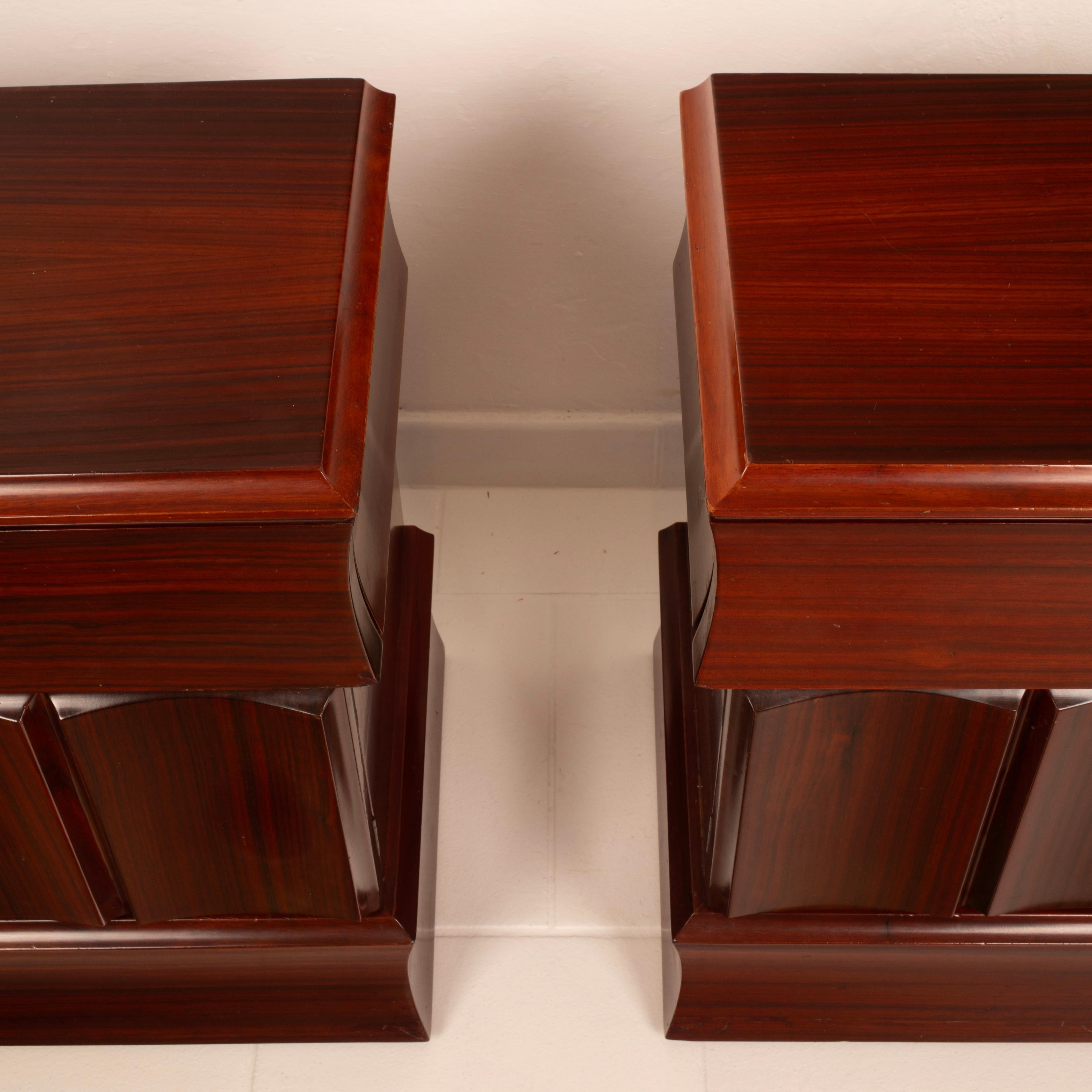 Tartaro Tables de nuit Sculpture 99 par Luciano Frigerio pour Frigerio di Desio en vente 2