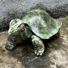 Giant Turtle - Handmade Ceramic Indoor/Outdoor - Italy - 1970s