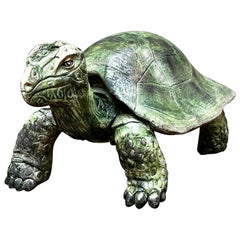 Giant Turtle - Handmade Ceramic Indoor/Outdoor - Italy - 1970s