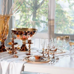 Fruttiera Tartaruga grande in vetro di Vetrerie di Empoli