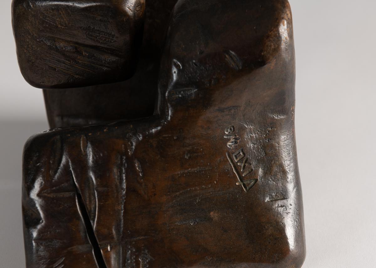 Tarte II, sculpture en bronze de Zigor « Kepa Akixo », Pays Basque Bon état - En vente à New York, NY