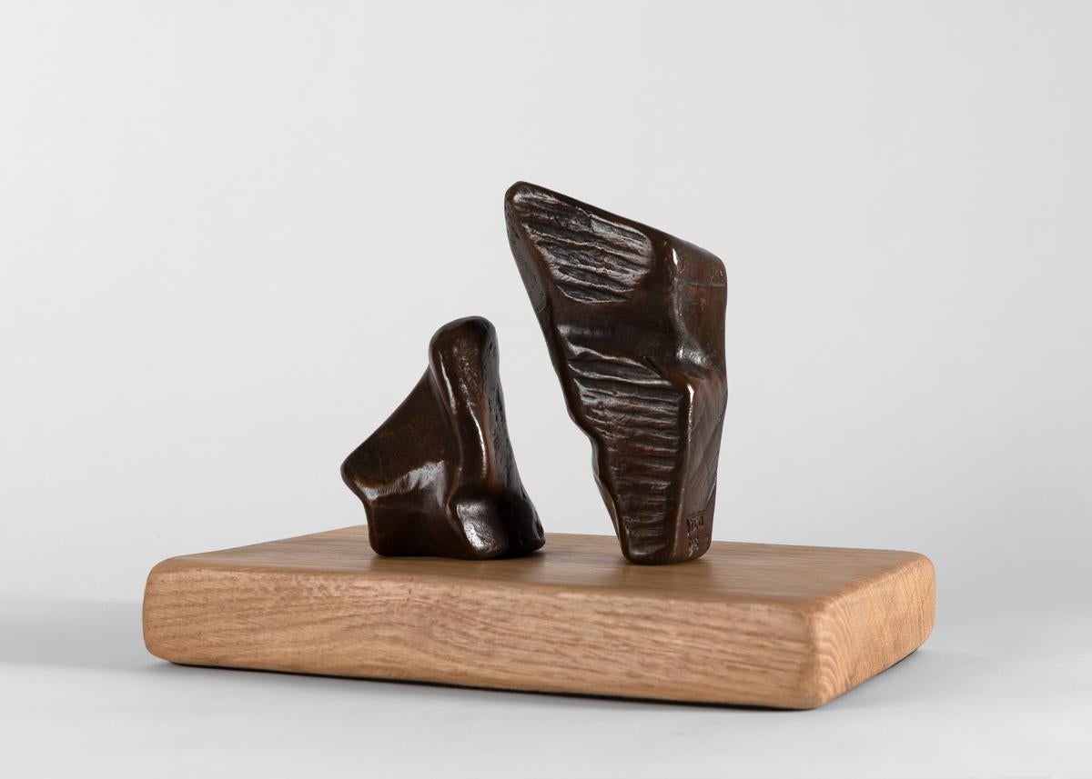 Tarte IV / Espace, Bronze Sculpture by Zigor 'Kepa Akixo', Pays Basque, 2015 In Good Condition For Sale In New York, NY