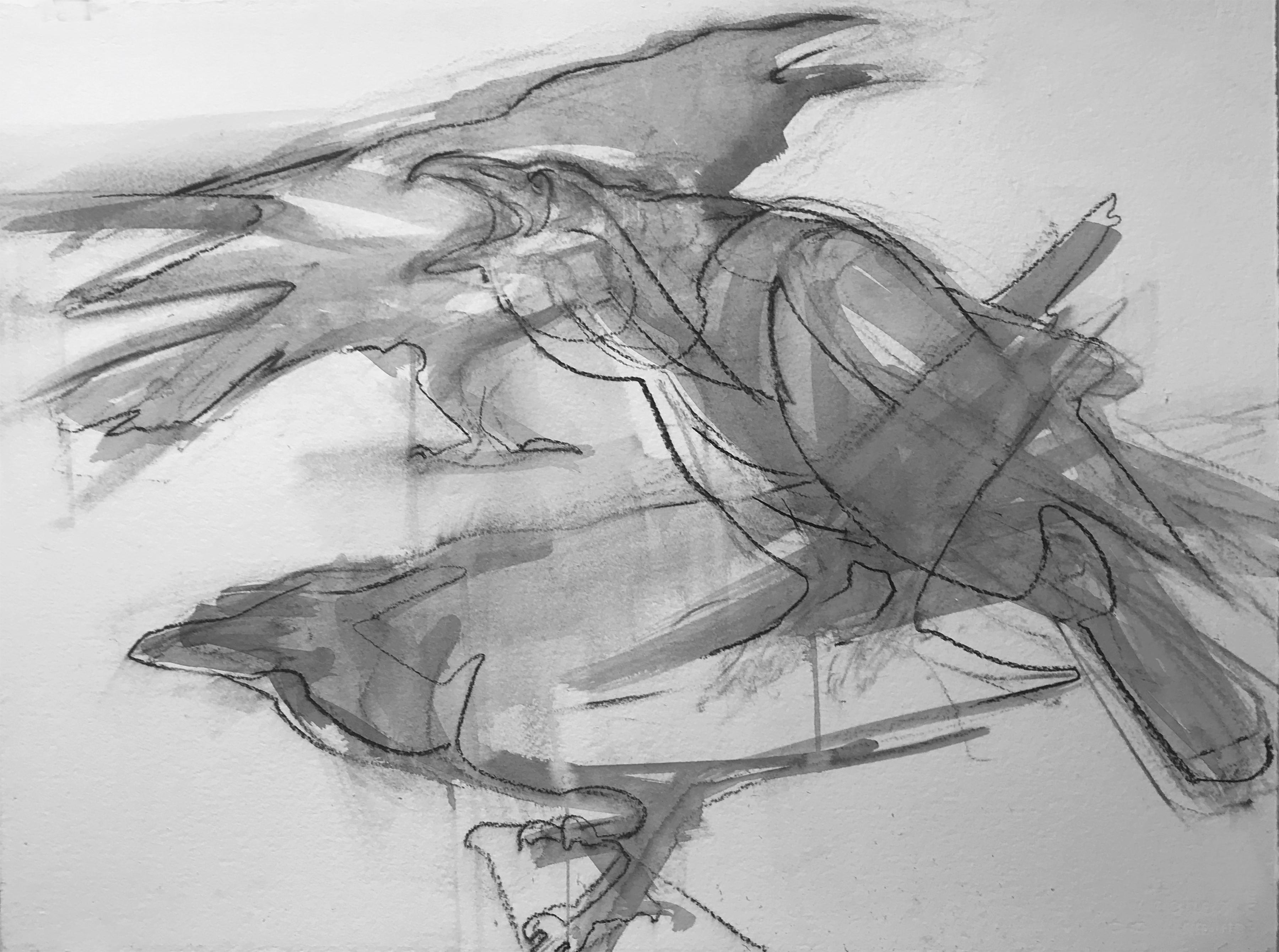 Winter Ravens - Art by Taryn Boals