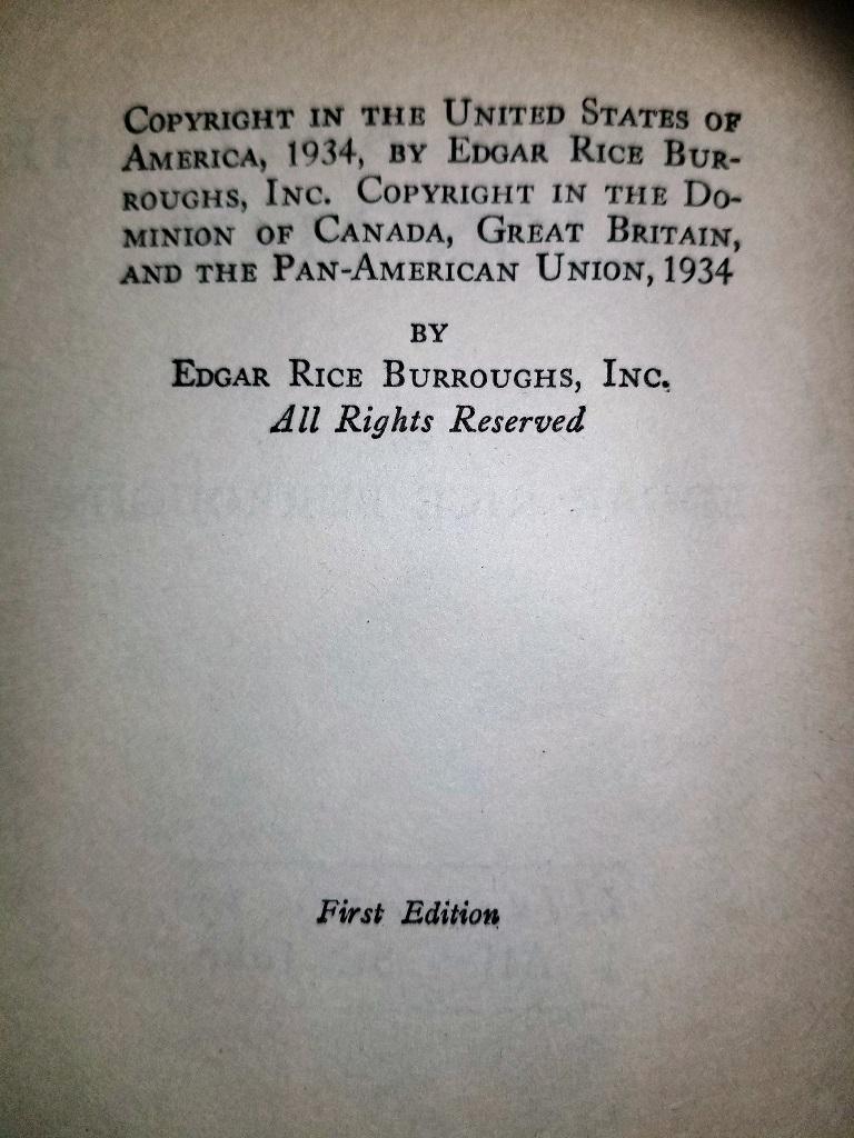 Tarzan and the Lion Man by Edgar Rice Burroughs 1st Edition For Sale 1