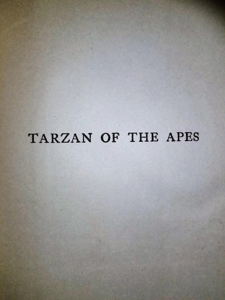 1914 tarzan of the apes book value
