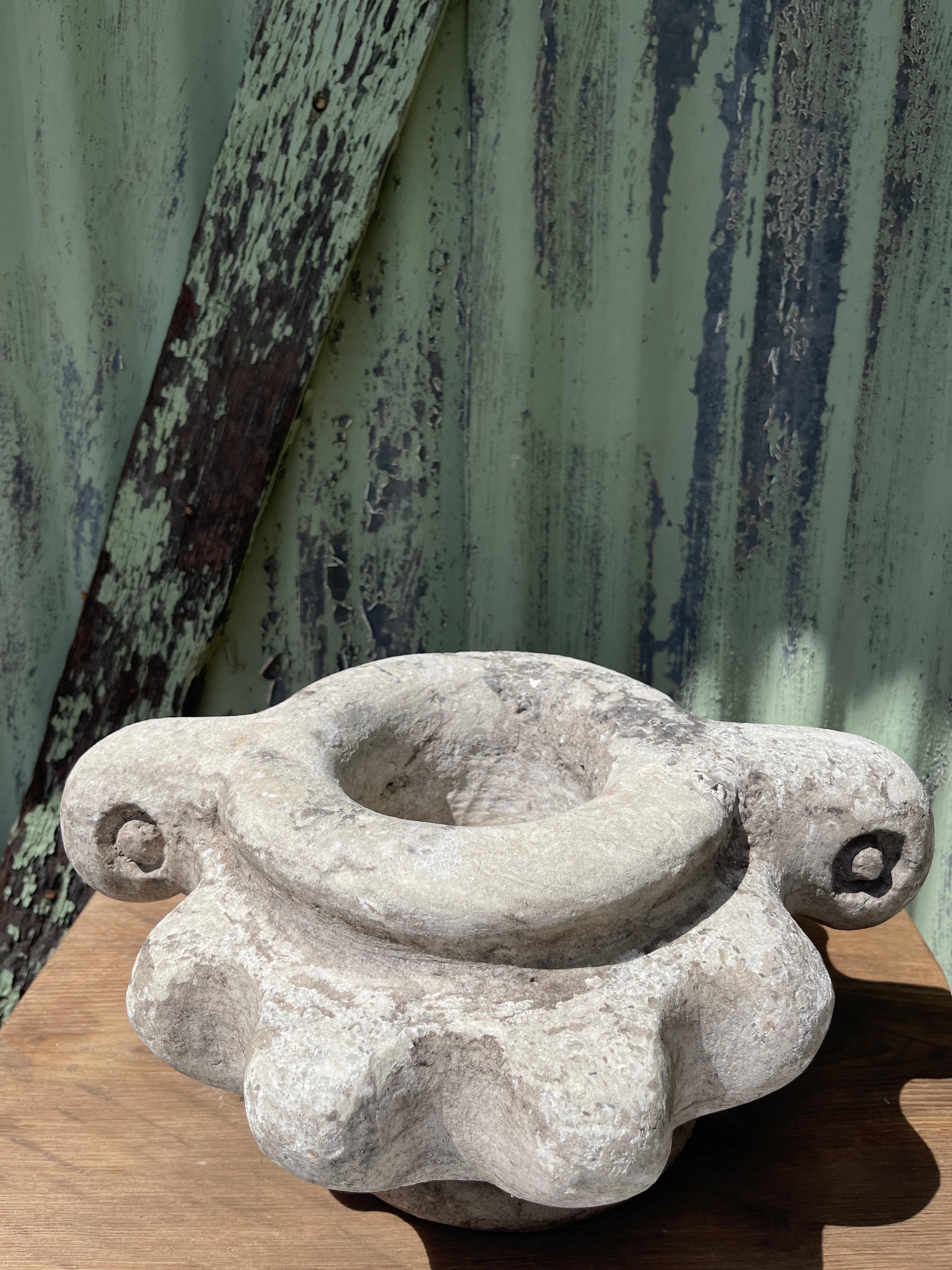 Taş Dibek (Stone Dibek Mortar) In Good Condition For Sale In Ojai, US