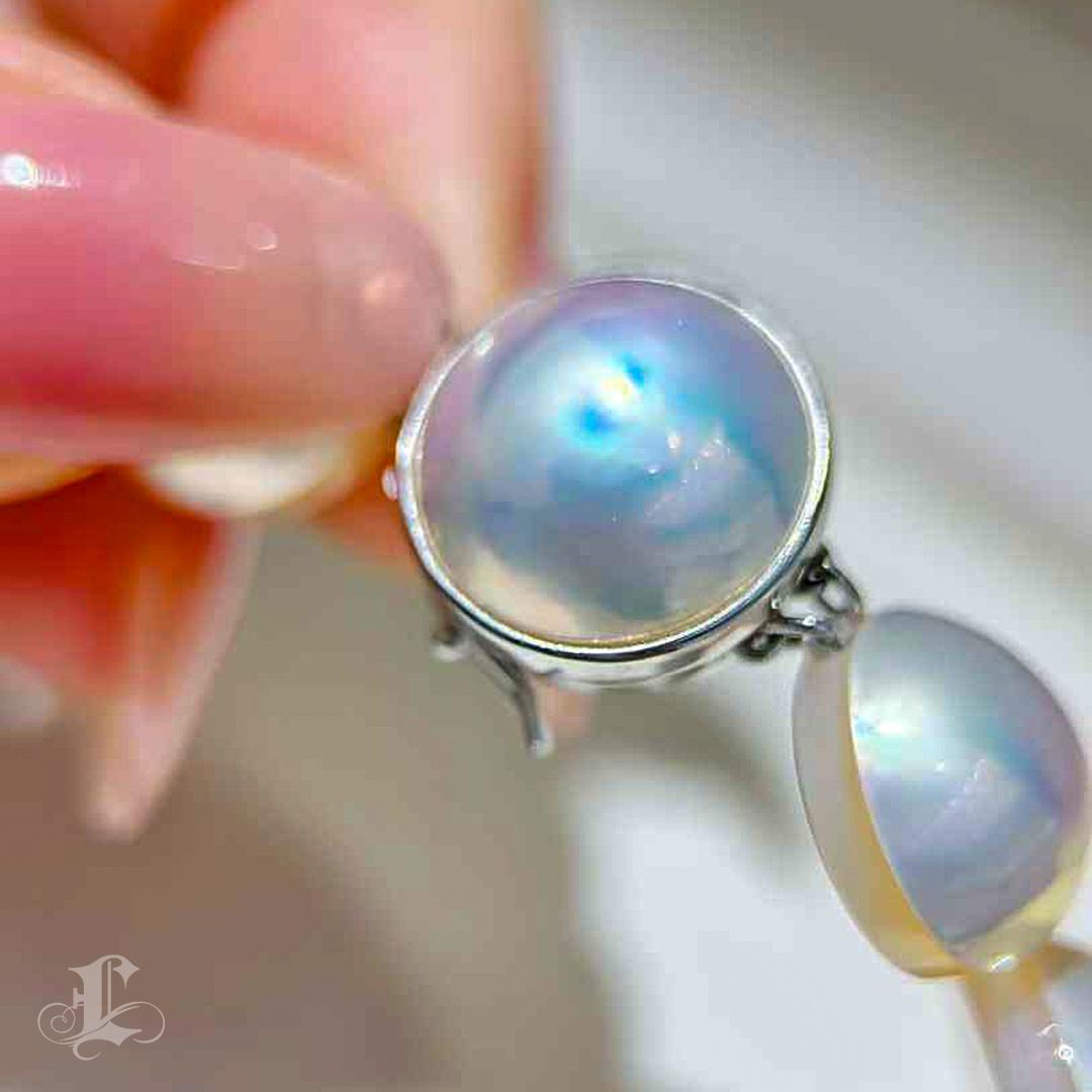 TASAKI Original — Aurora 12–14mm Japanese Mabe Pearl Graduated Necklace 5