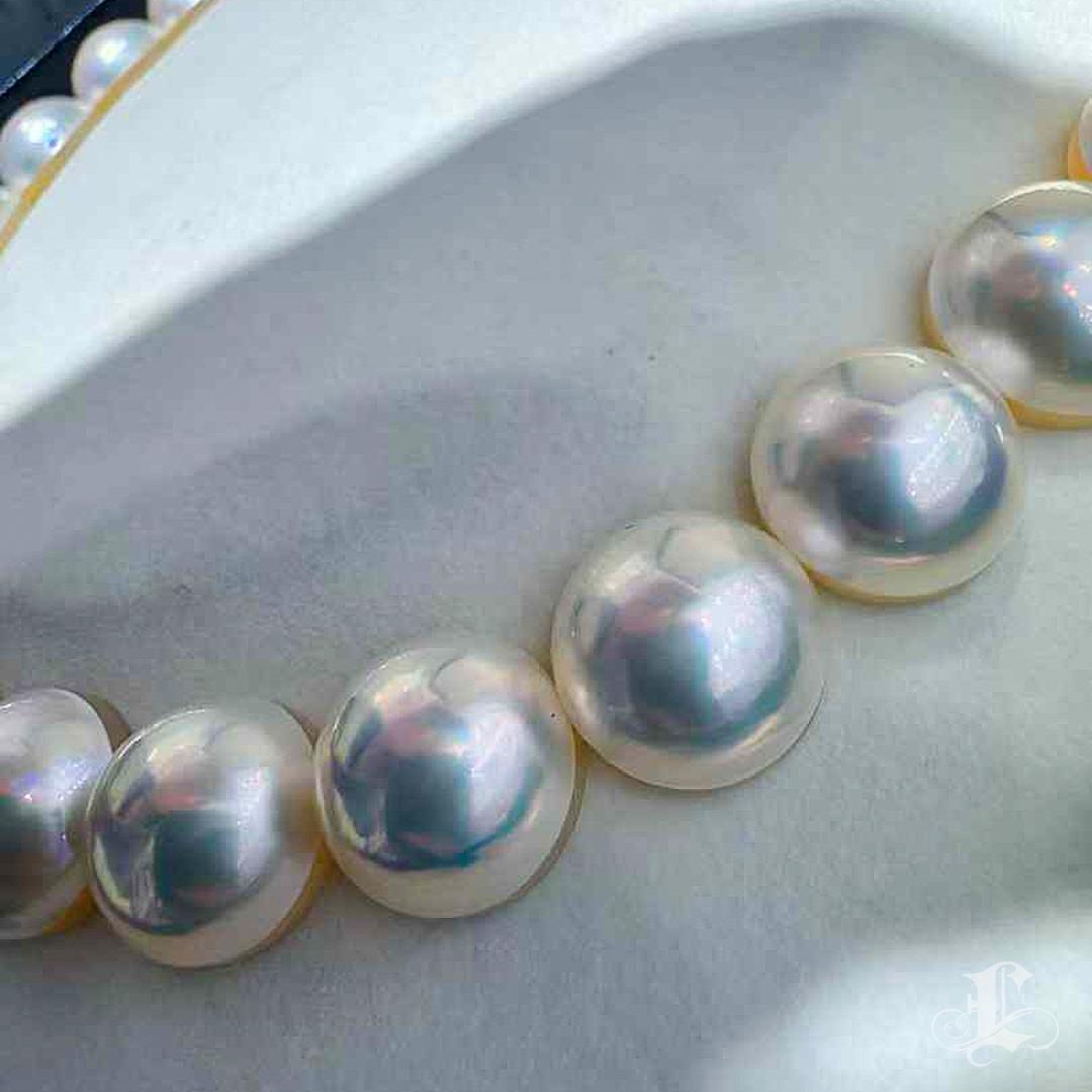 TASAKI Original — Aurora 12–14mm Japanese Mabe Pearl Graduated Necklace 1
