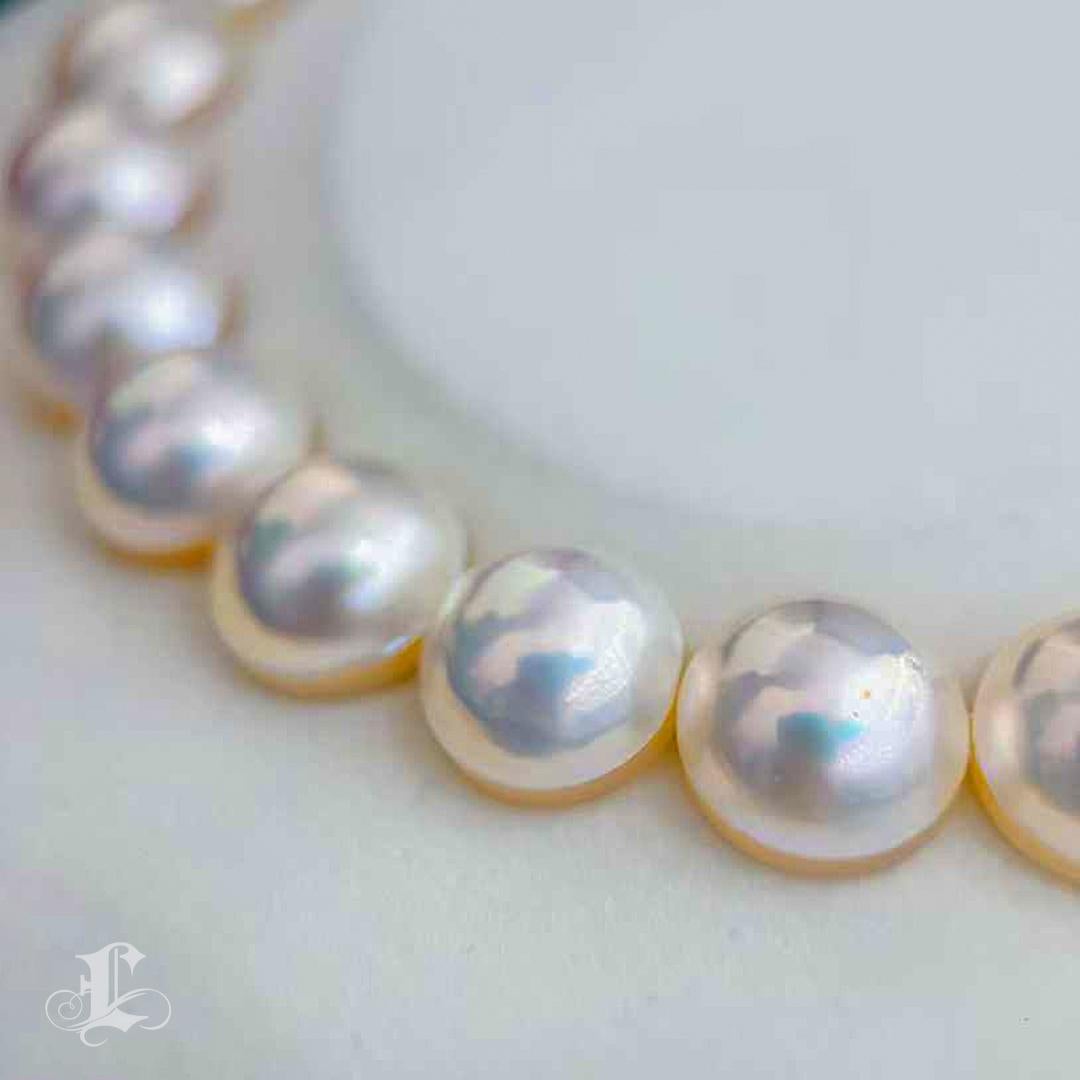 TASAKI Original — Aurora 12–14mm Japanese Mabe Pearl Graduated Necklace 2