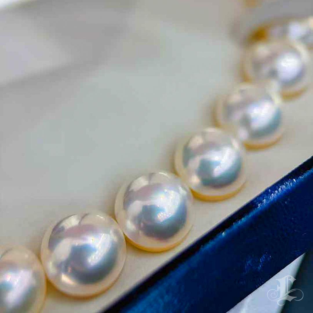 TASAKI Original — Aurora 12–14mm Japanese Mabe Pearl Graduated Necklace 3