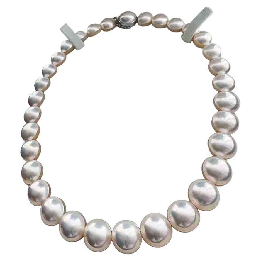 TASAKI Original — Aurora 12–14mm Japanese Mabe Pearl Graduated Necklace